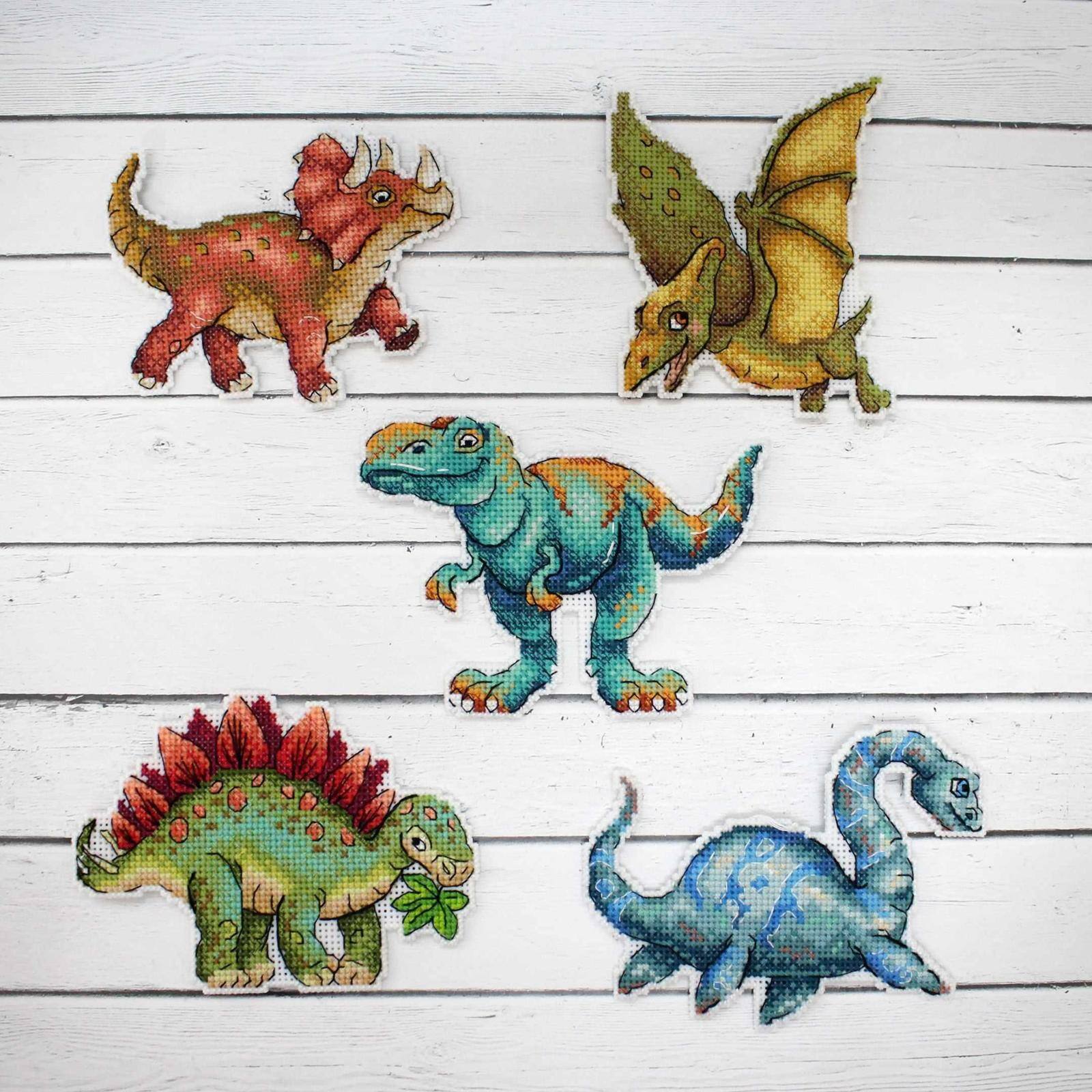 MP Studia Triceratops Cross Stitch Kit