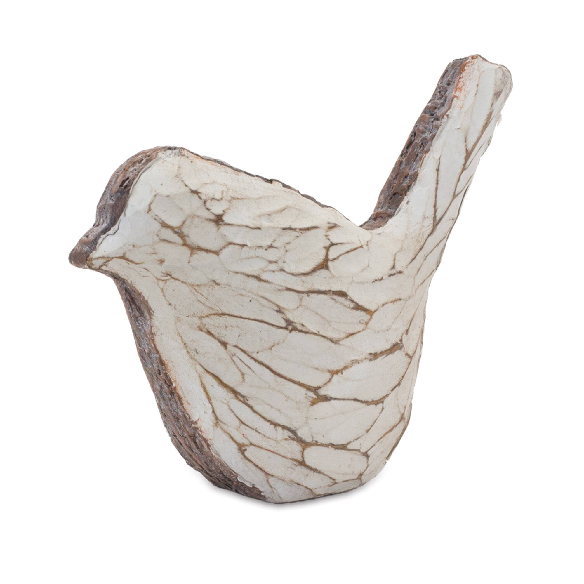 Carved Bird Figurines Set