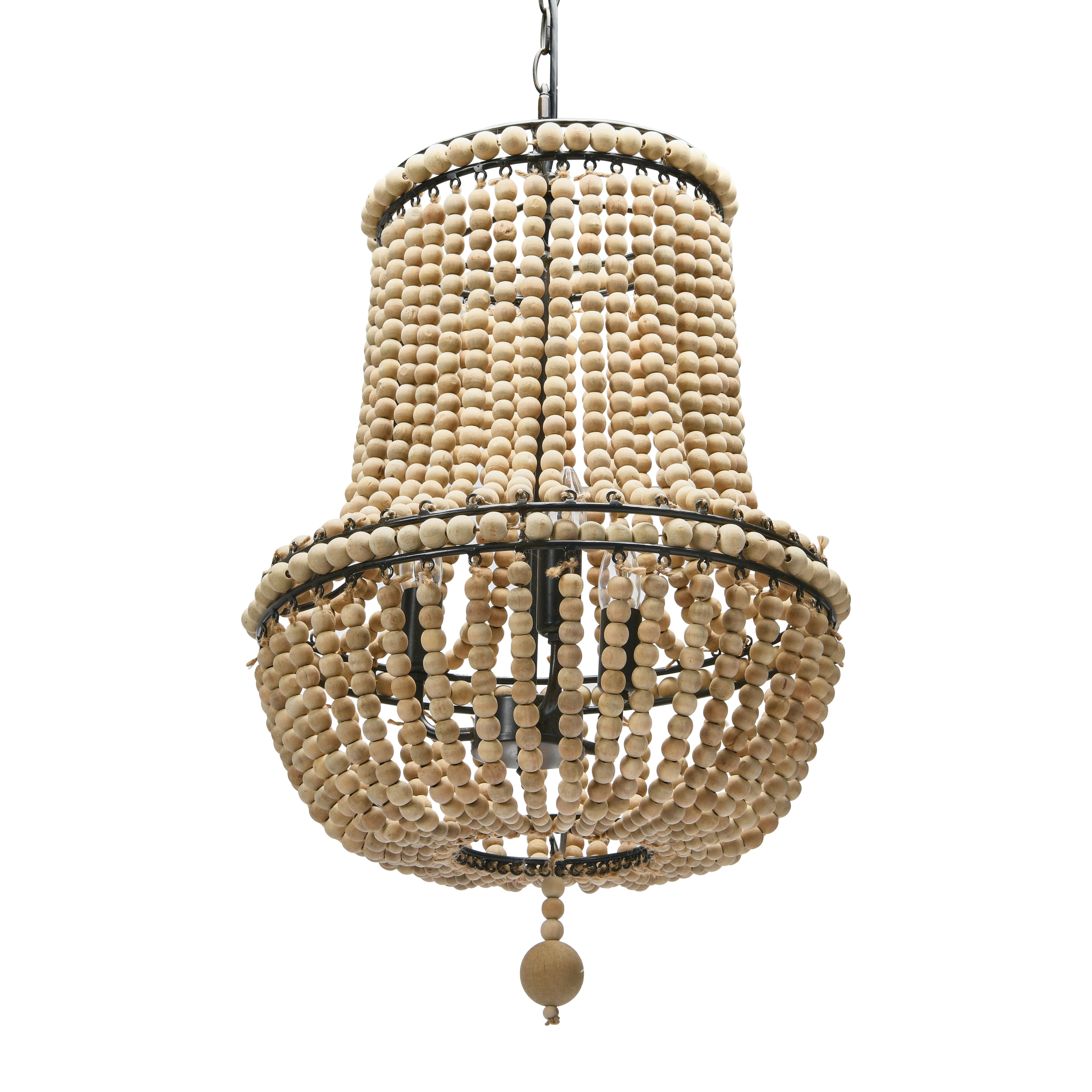 Hello Honey® Draped Wood Bead Chandelier