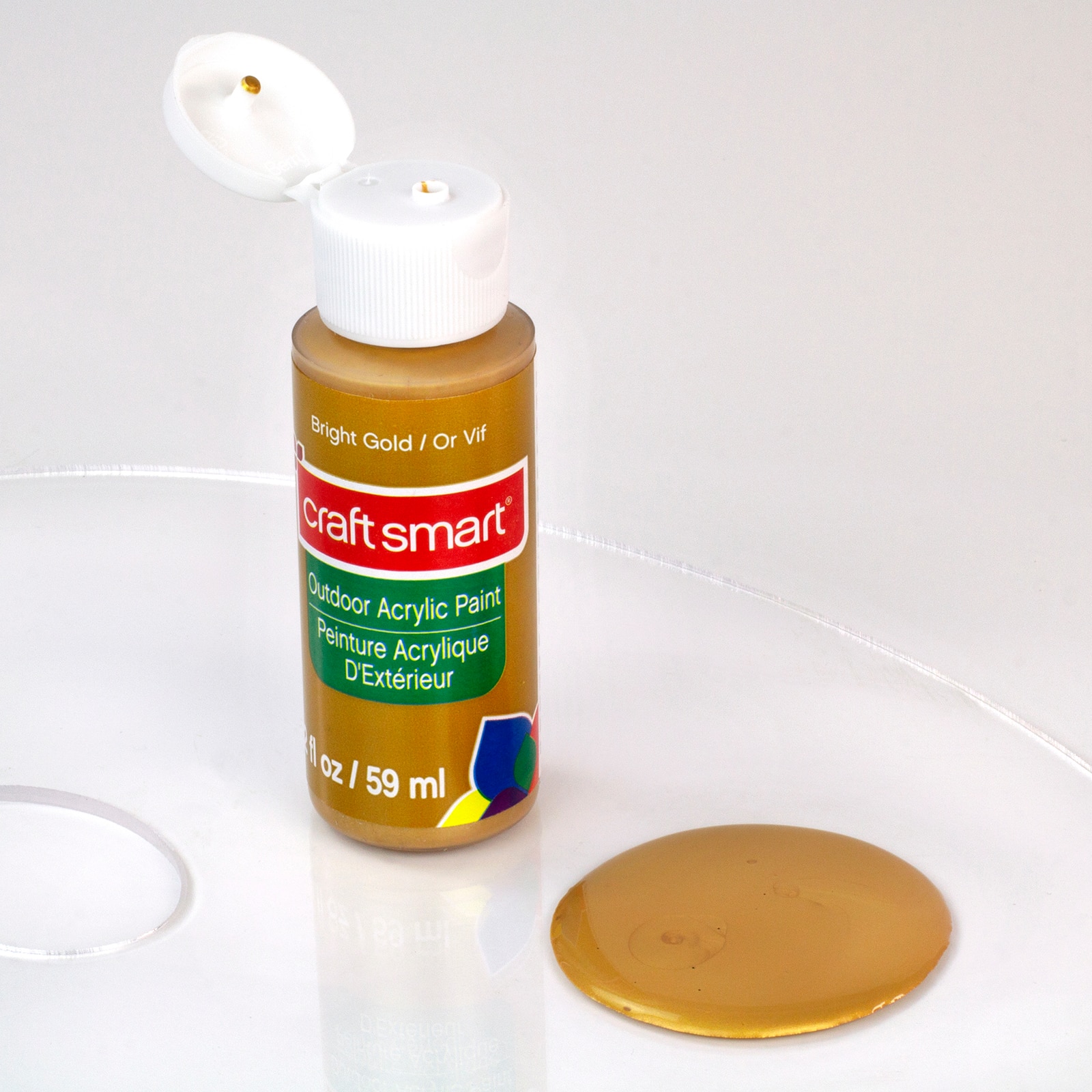 12 Pack: Metallic Outdoor Acrylic Paint by Craft Smart®, 2oz.