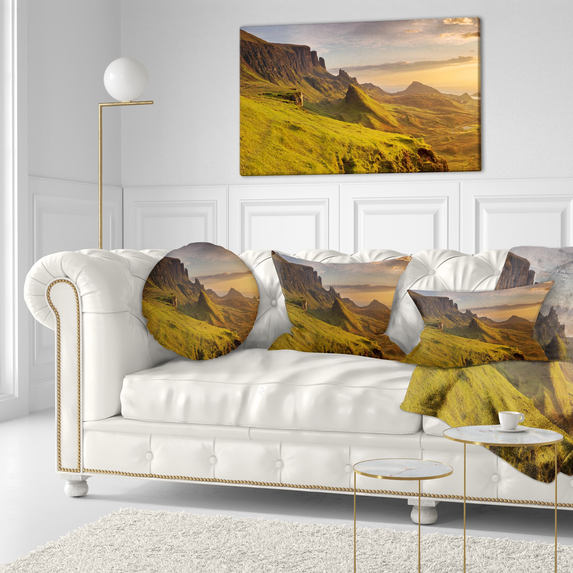 Designart - Sunrise at Quiraing Scotland - Landscape Canvas Art Print
