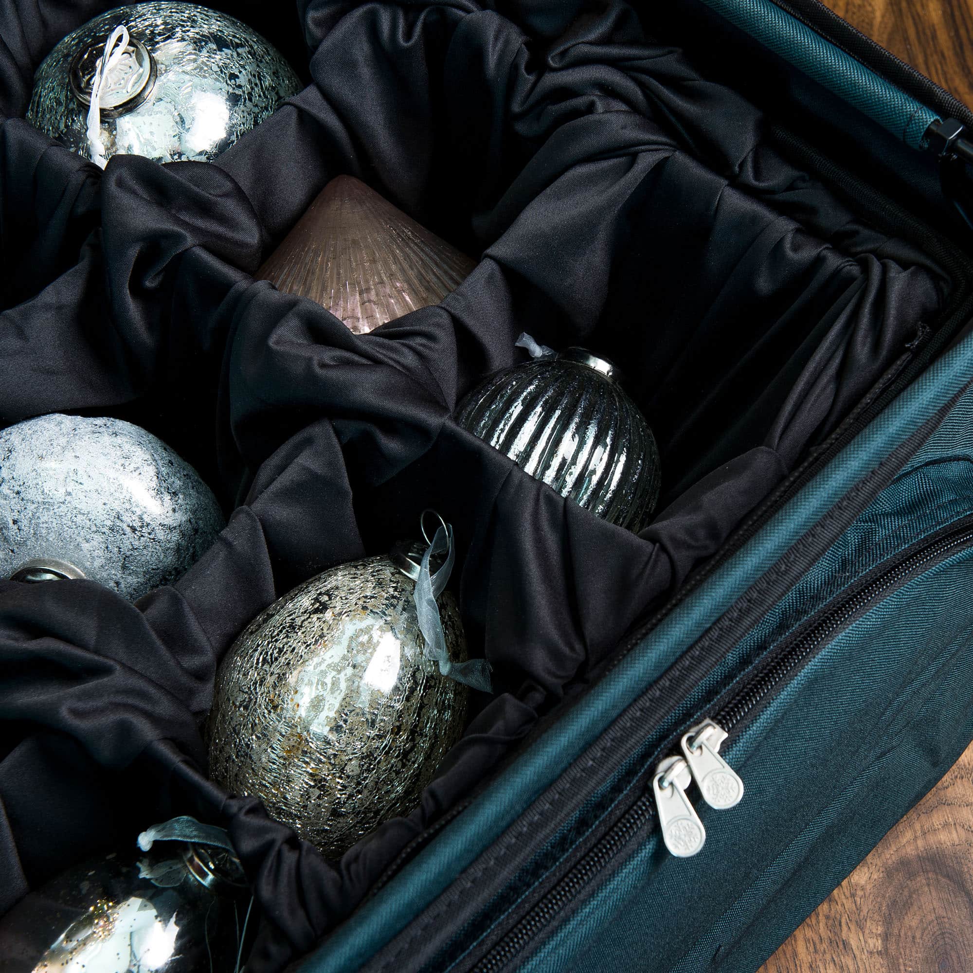 TreeKeeper Christmas Ornament Storage Box with Adjustable Dividers