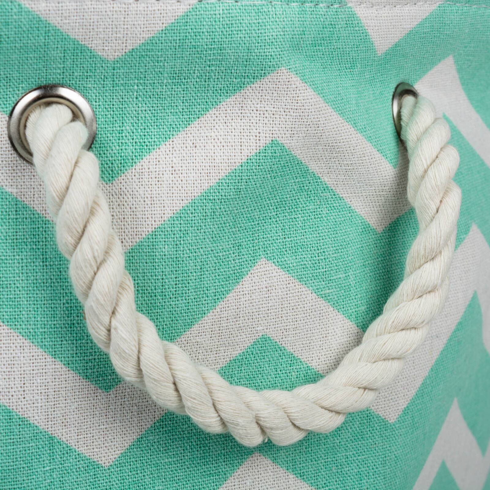 DII® 15" Round Chevron Fabric Bin