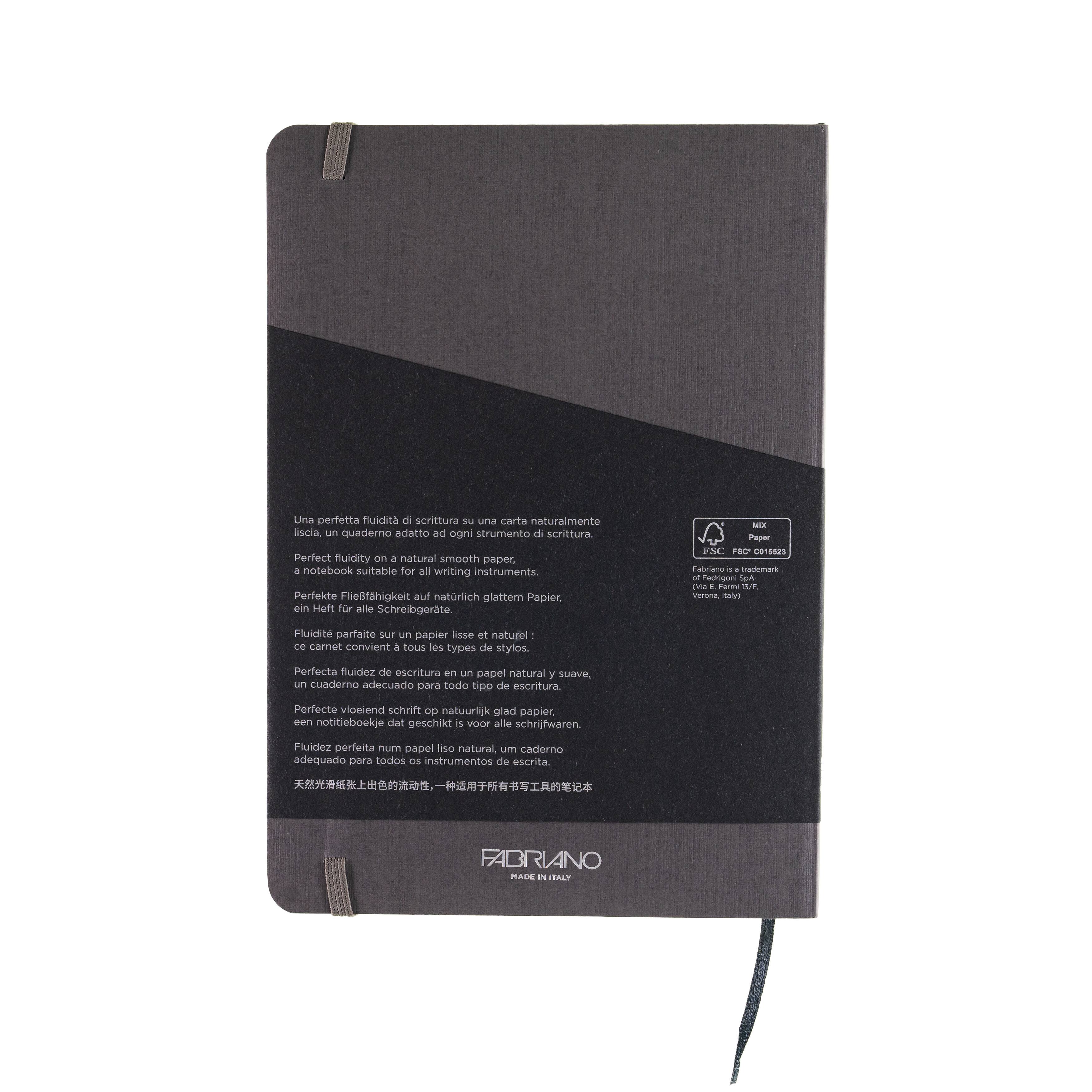 Fabriano® EcoQua Plus A5 Graph Stitch-Bound Notebook