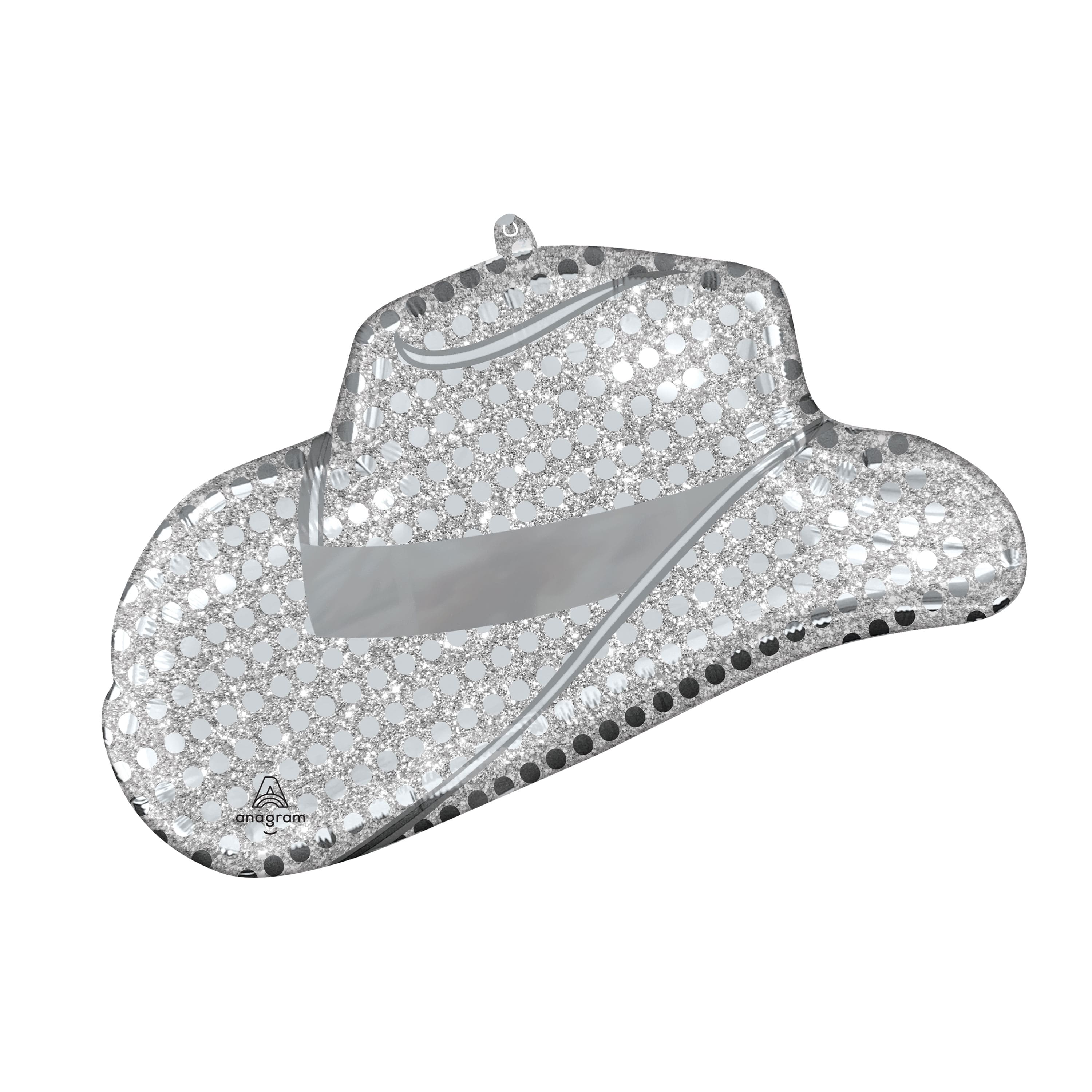 SuperShape® 33" Disco Western Hat Foil Balloon