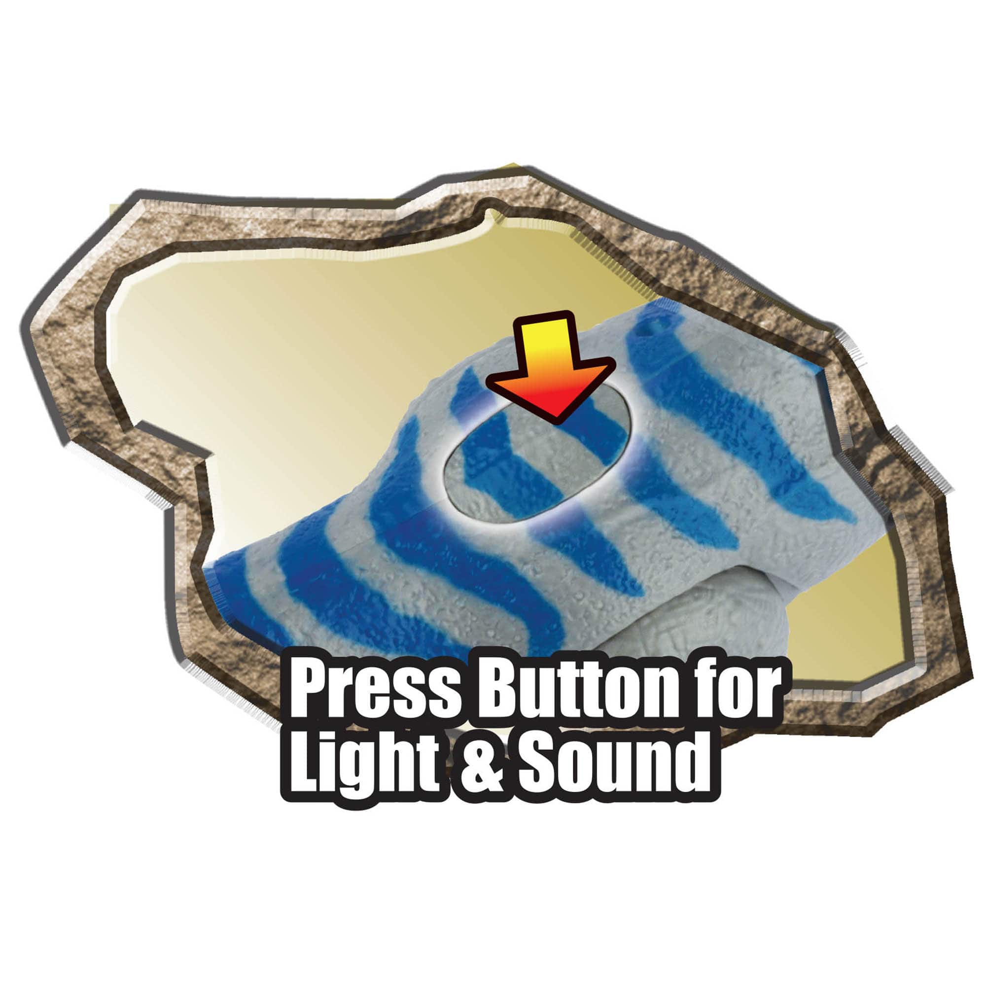 Red Box Toy Light & Sounds Pre-Historic Times: Dinosaur Playset with Walking T-REX 