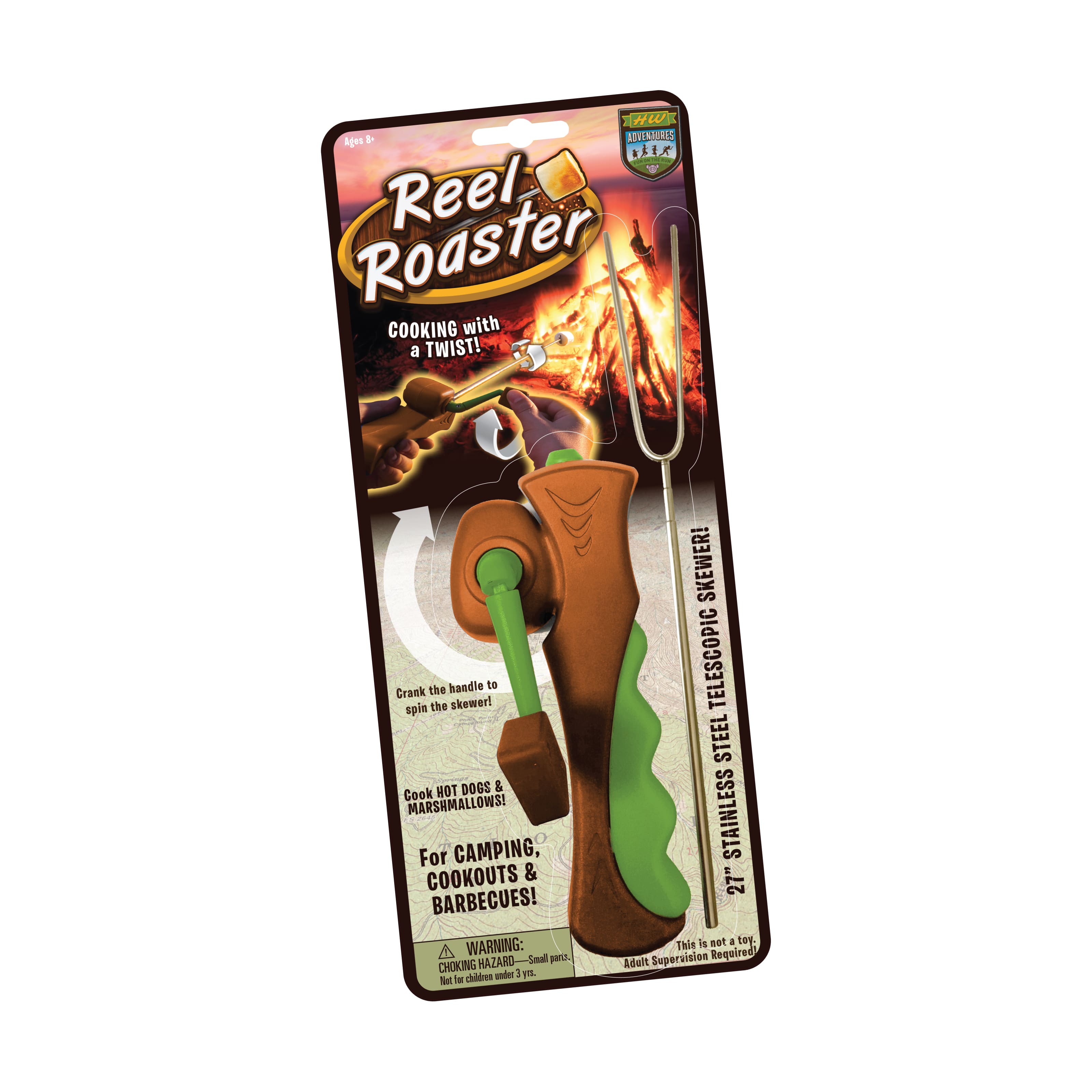 Marshmallow &#x26; Hot Dog Reel Roaster