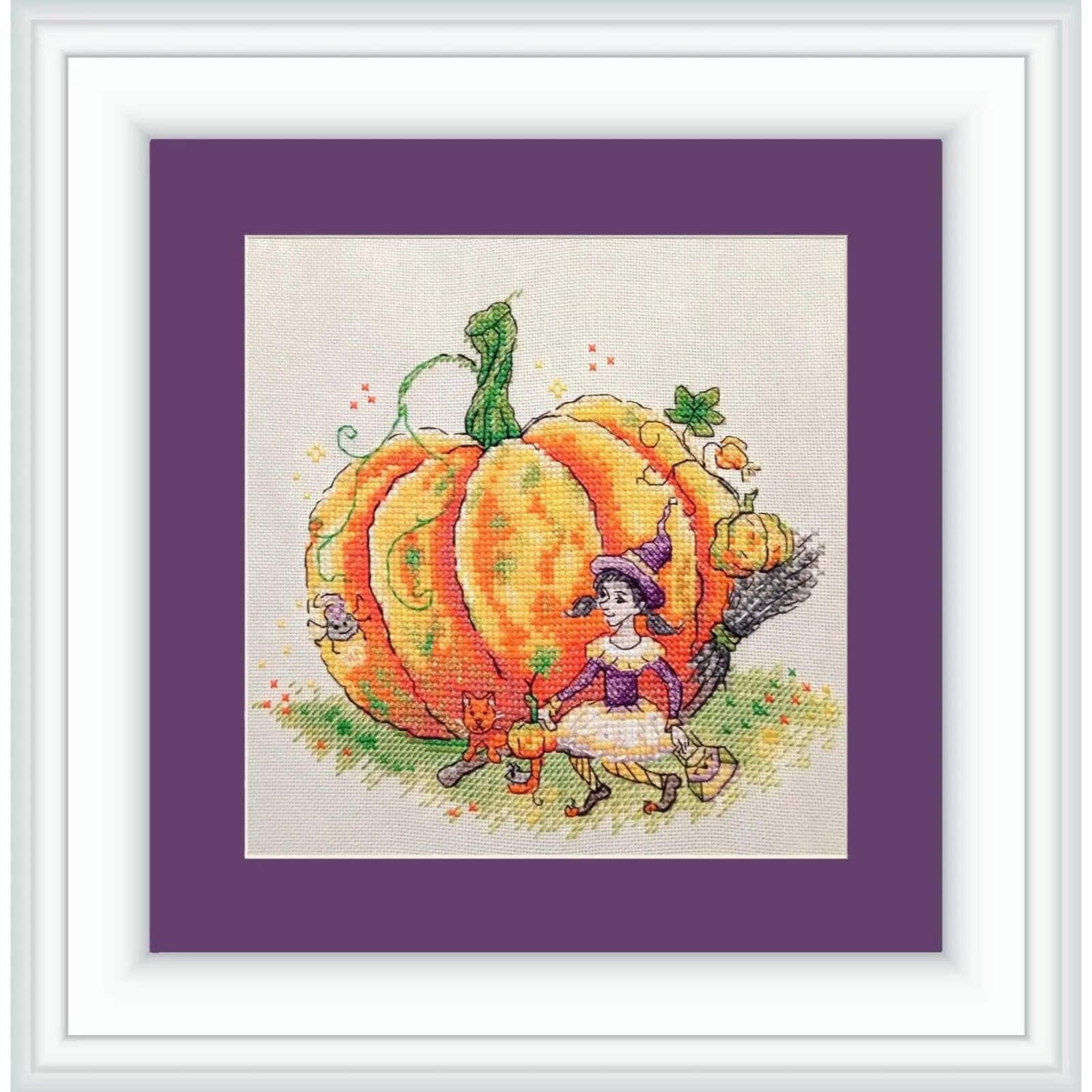 Neocraft Pumpkin Cross Stitch Kit