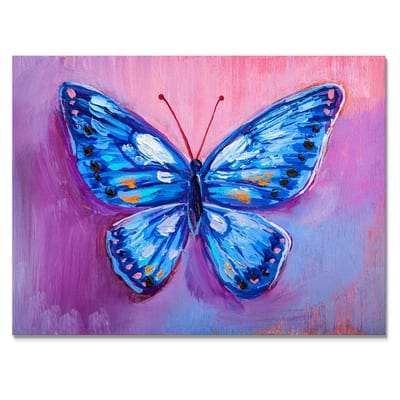 Abstract Butterfly Canvas Paintings Posters and Print Wall Art-Unframe –  Dablew11