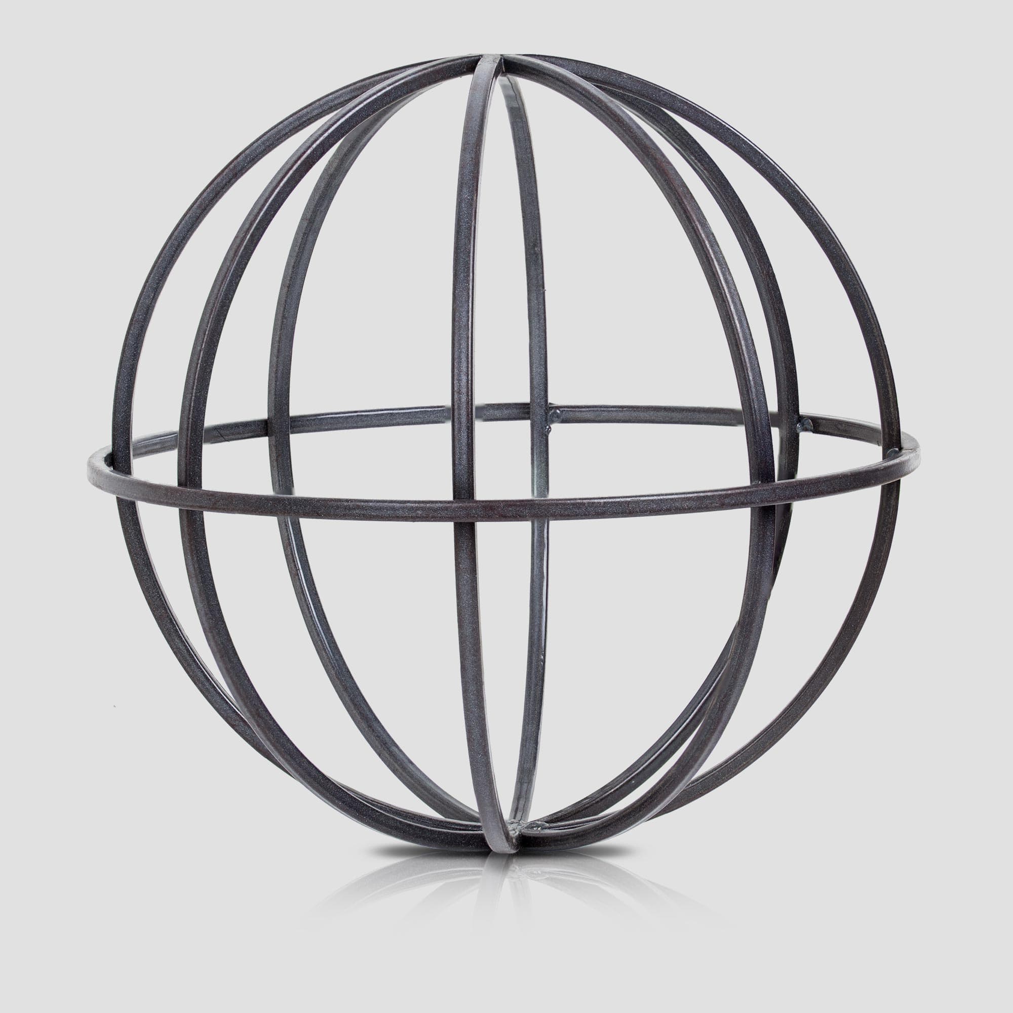 8&#x22; Metal Dyson Sphere Sculpture