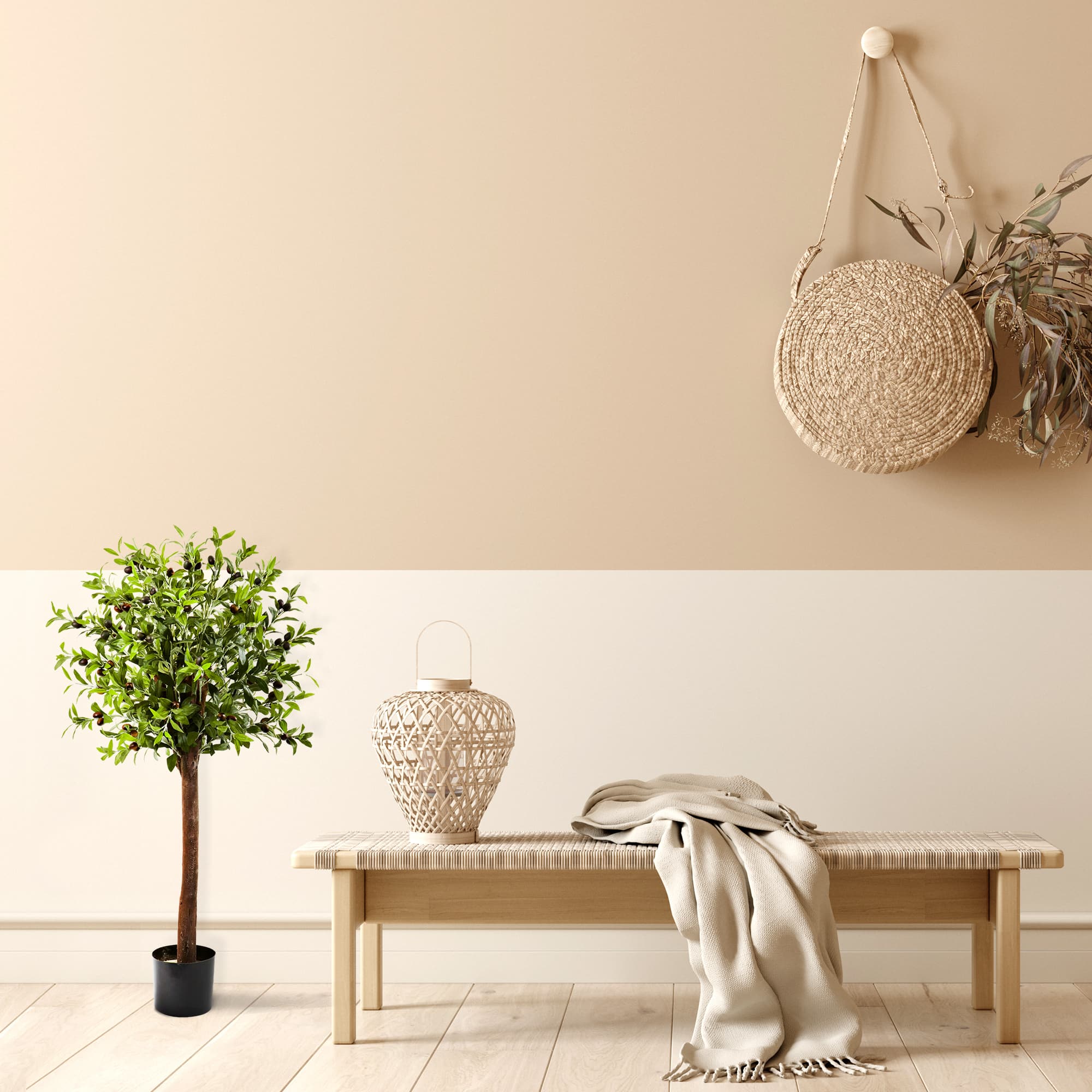 4ft. Potted Olive Topiary Tree