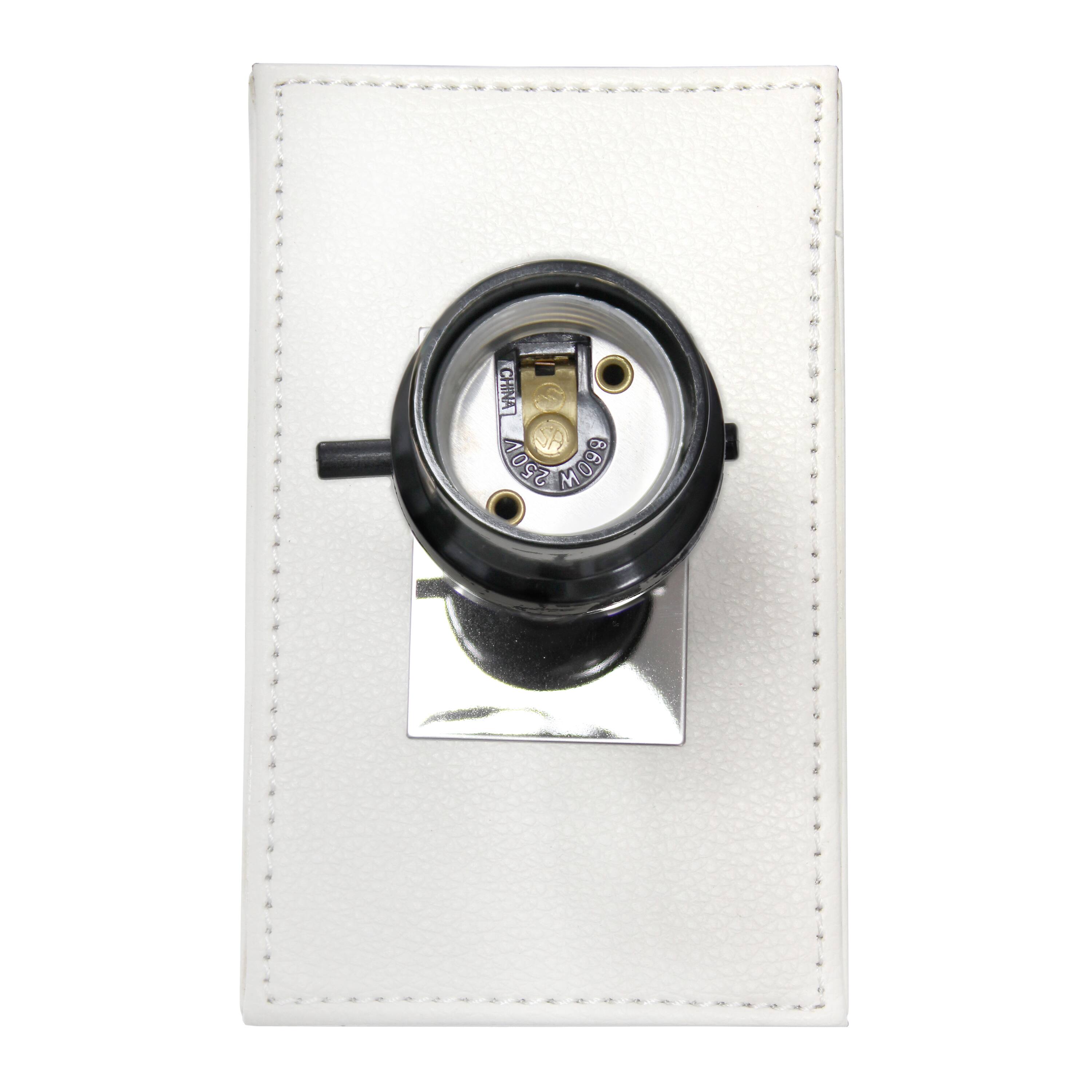 Lalia Home Lexington 21" Leather Home Décor Table Lamp