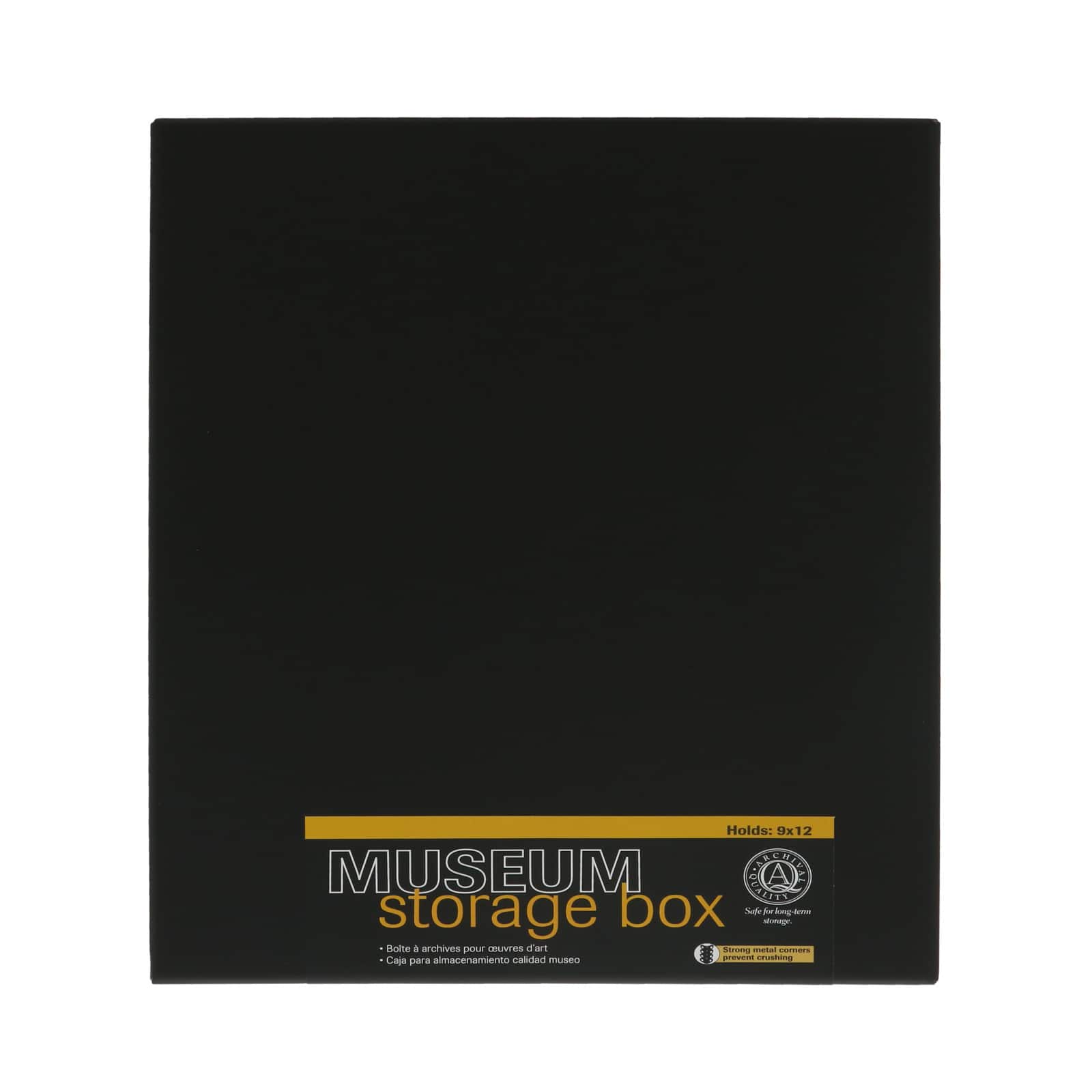 Lineco® 9" x 12" Black Museum Storage Box