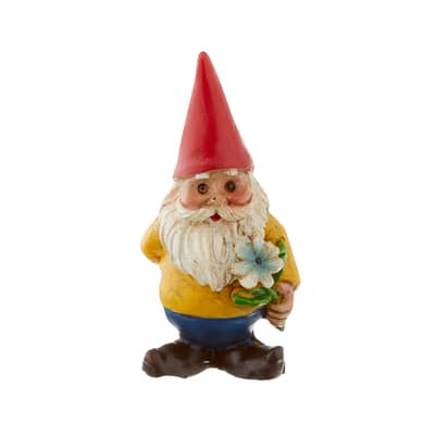 Miniature Gnome with White Daisy by Make Market® | Michaels