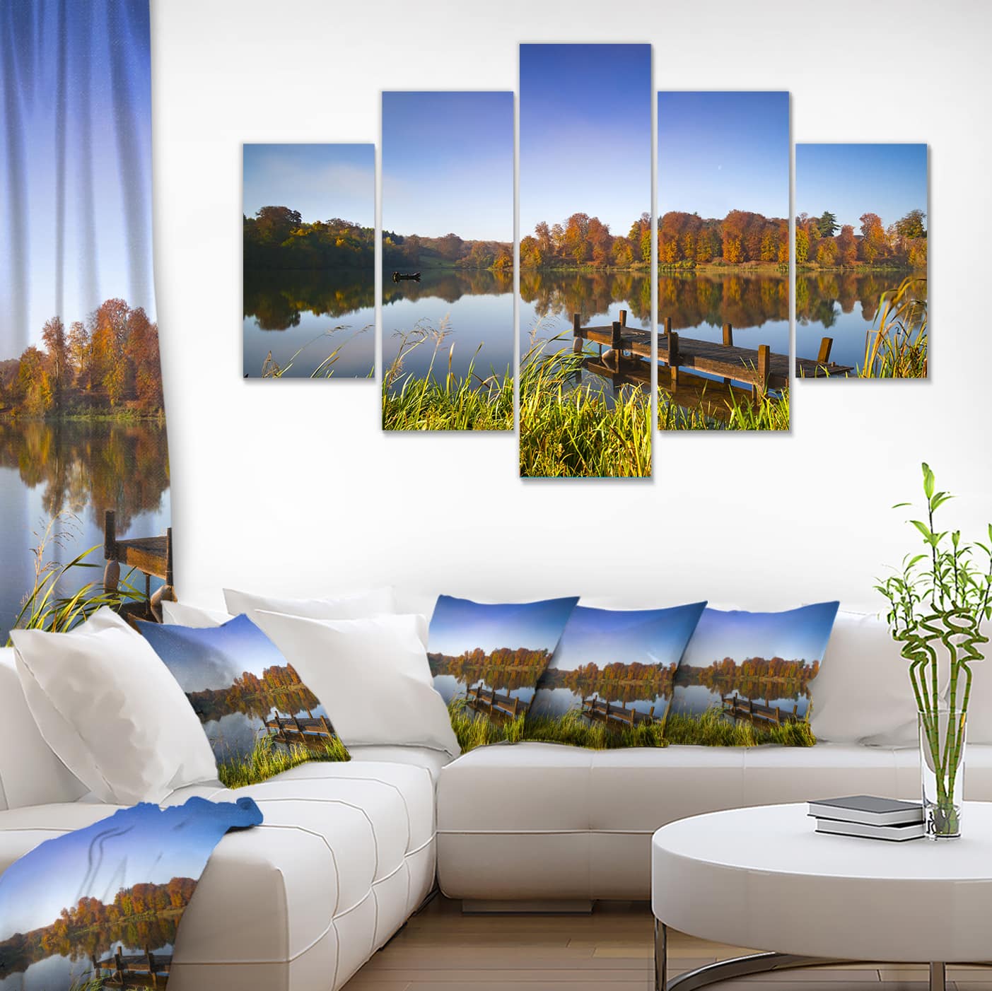 Designart - Still Waters of Fall Lake