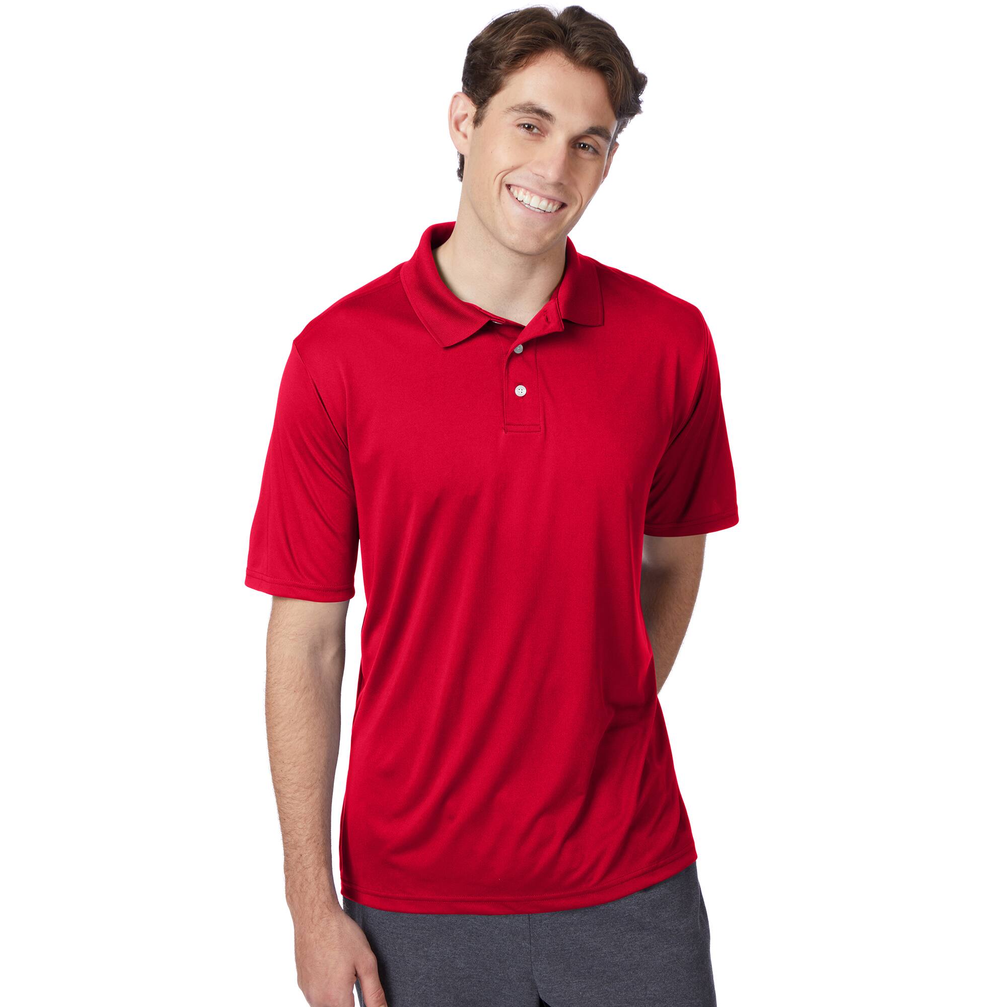 Hanes Men&#x27;s Cool DRI Polo Shirt