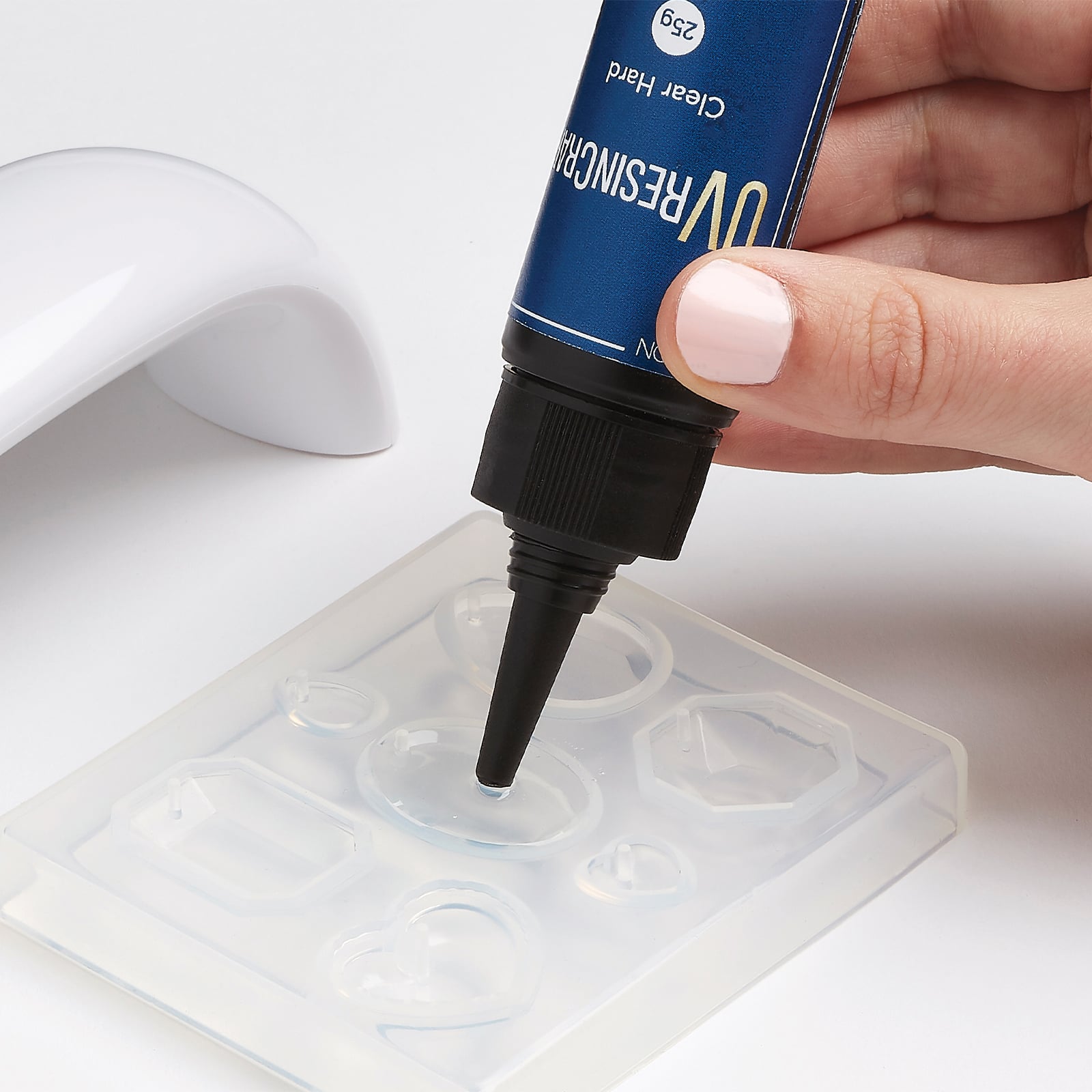 6 Pack: Blue Moon Studio™ UV Resin Craft Hard Type Resin, 0.85oz.