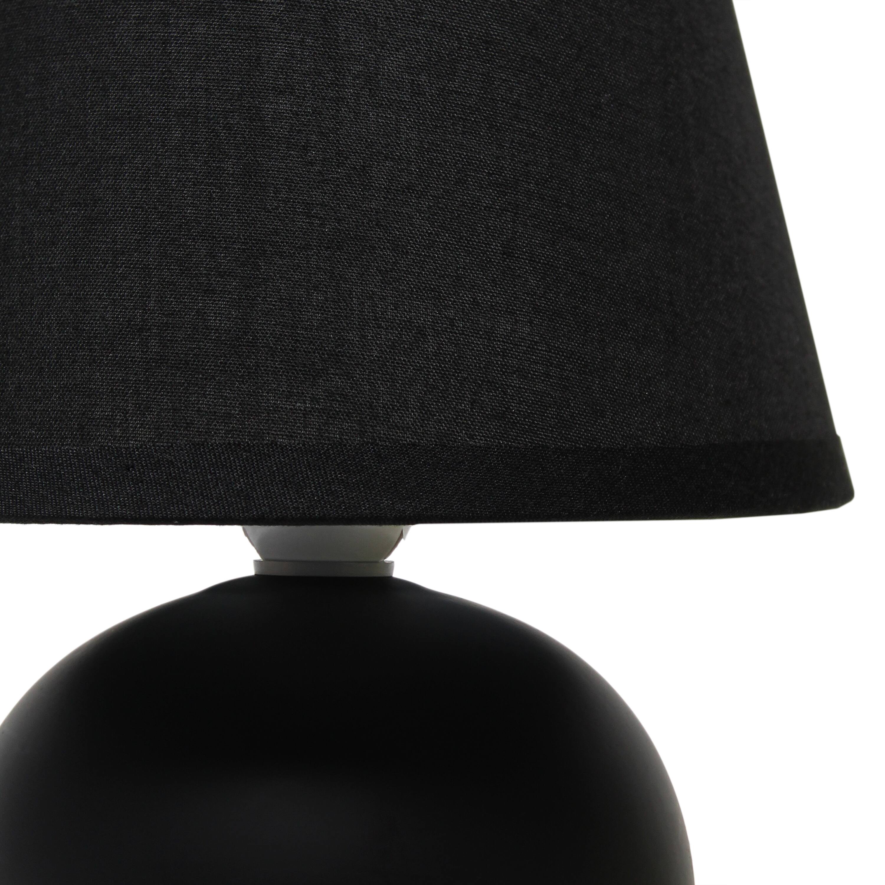 Creekwood Home Nauru 8.5&#x22; Ceramic Orb Base Table Lamp