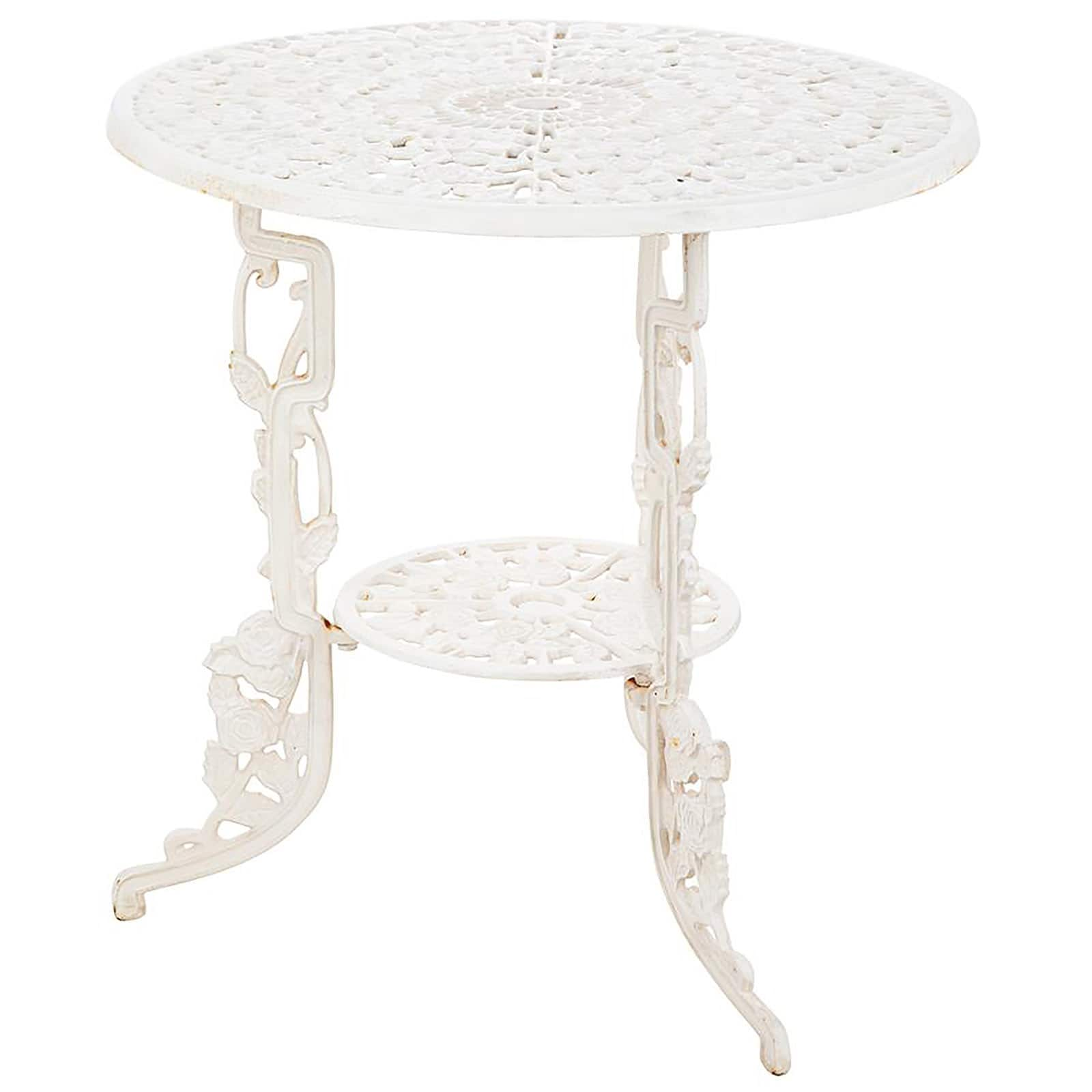 Design Toscano 24&#x22; Villa Ravello Rose Garden Cast Iron Bistro Table