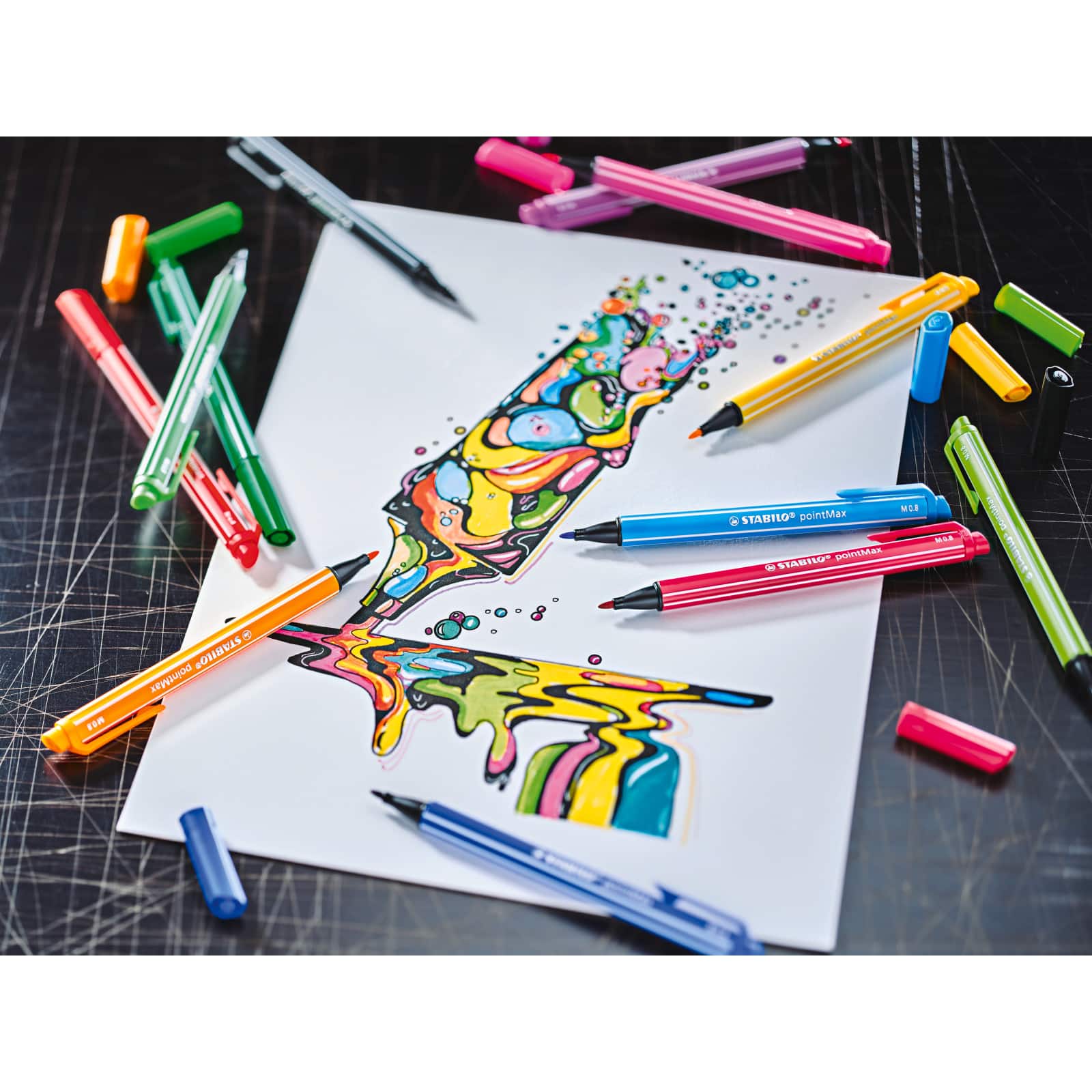 STABILO&#xAE; ARTY pointMax 18-Pen Set