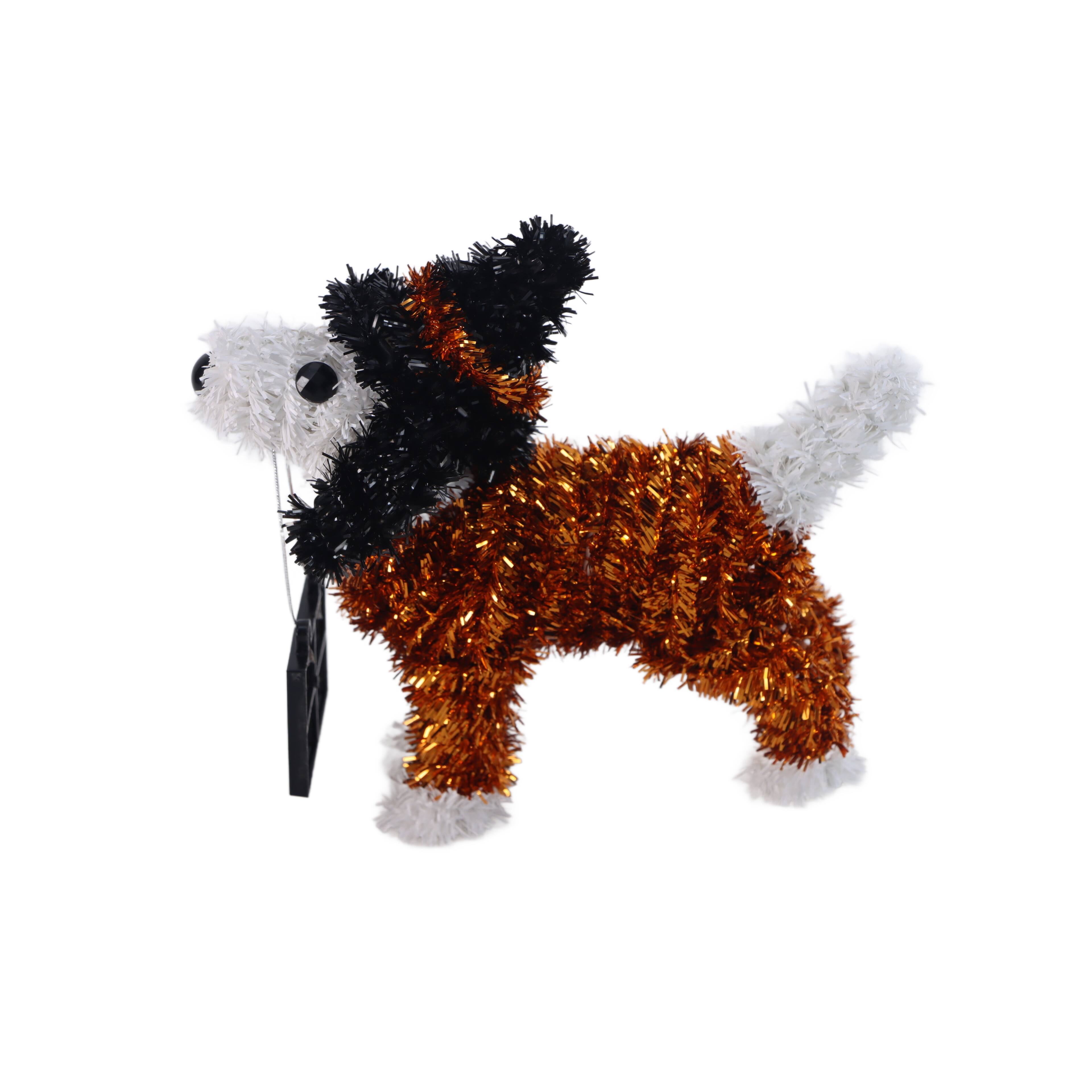 Assorted 7&#x22; Halloween Tinsel Dog, 1pc. by Ashland&#xAE;