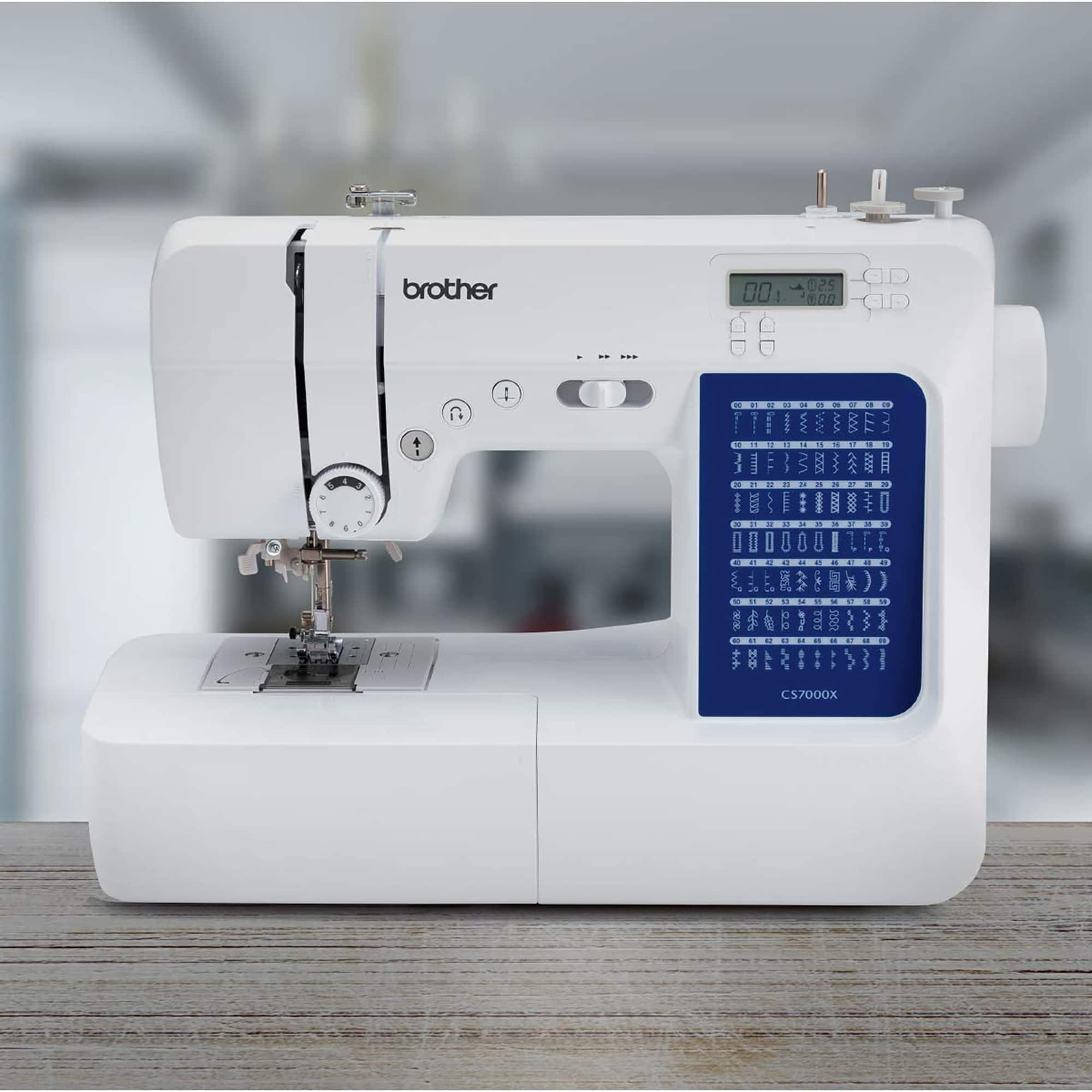 70-Stitch Computerized Sewing Machine with Wide Table