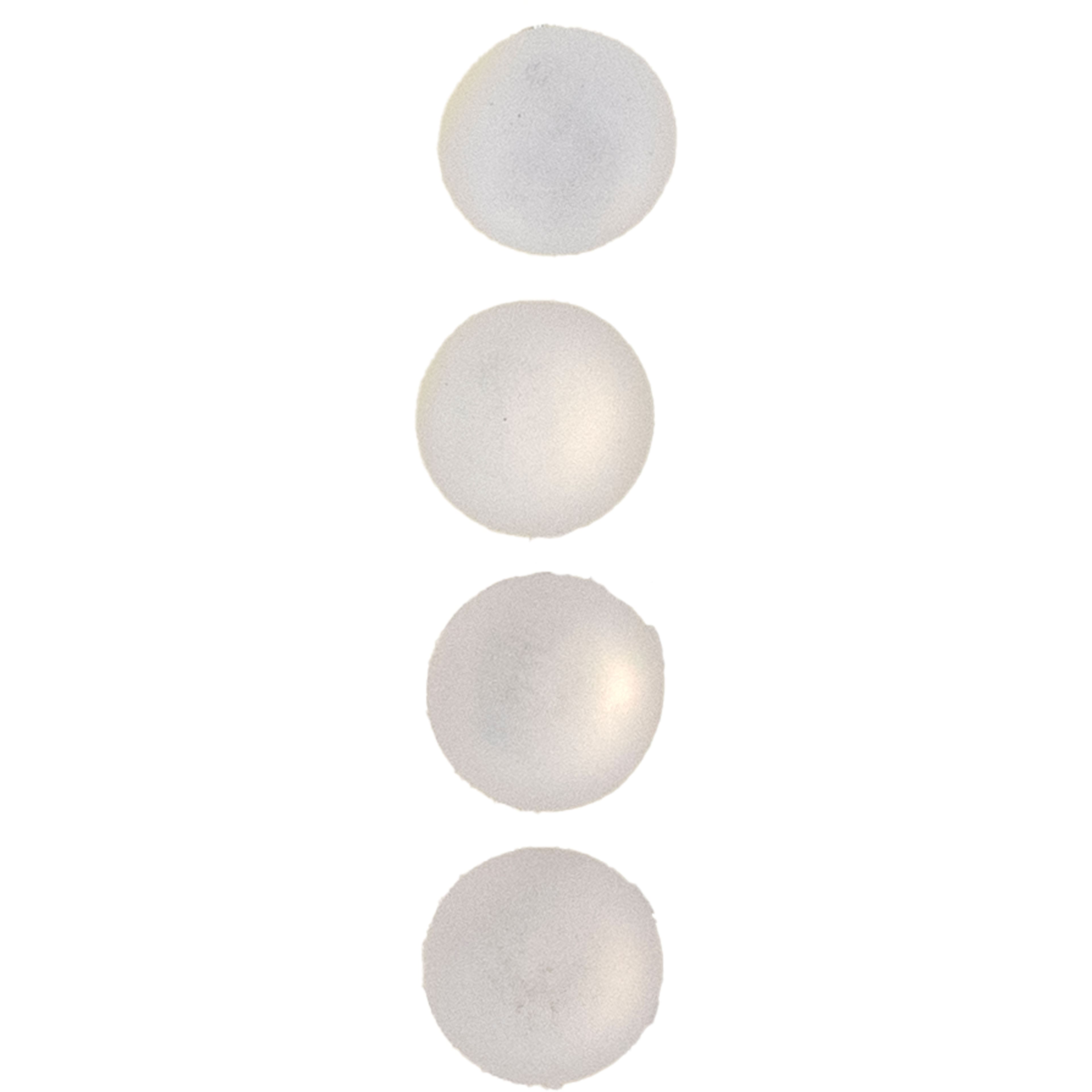 LaMode 7/16&#x22; Translucent White Shank Buttons, 4ct.