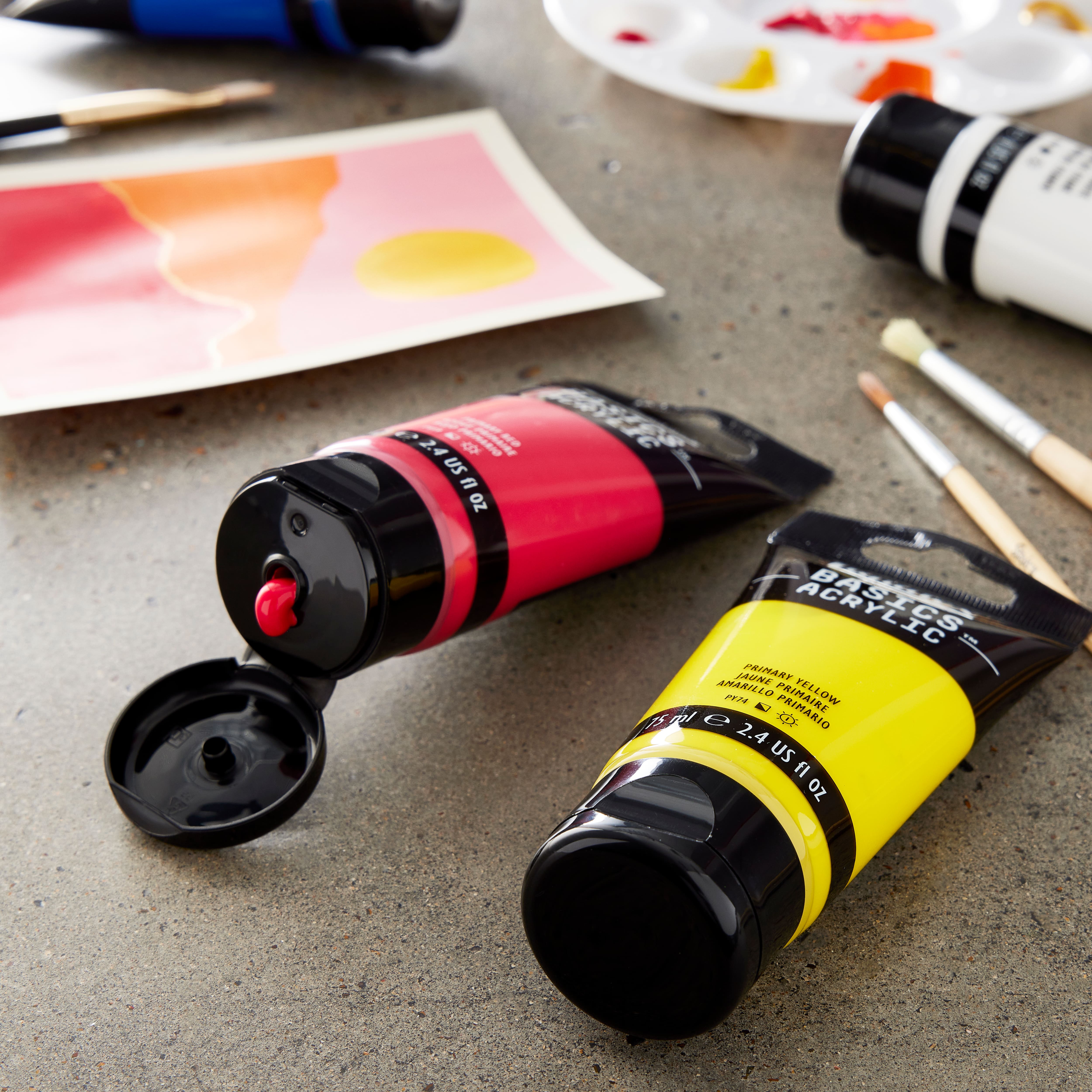 Liquitex&#xAE; BASICS 8 Color Acrylic Paint Set 