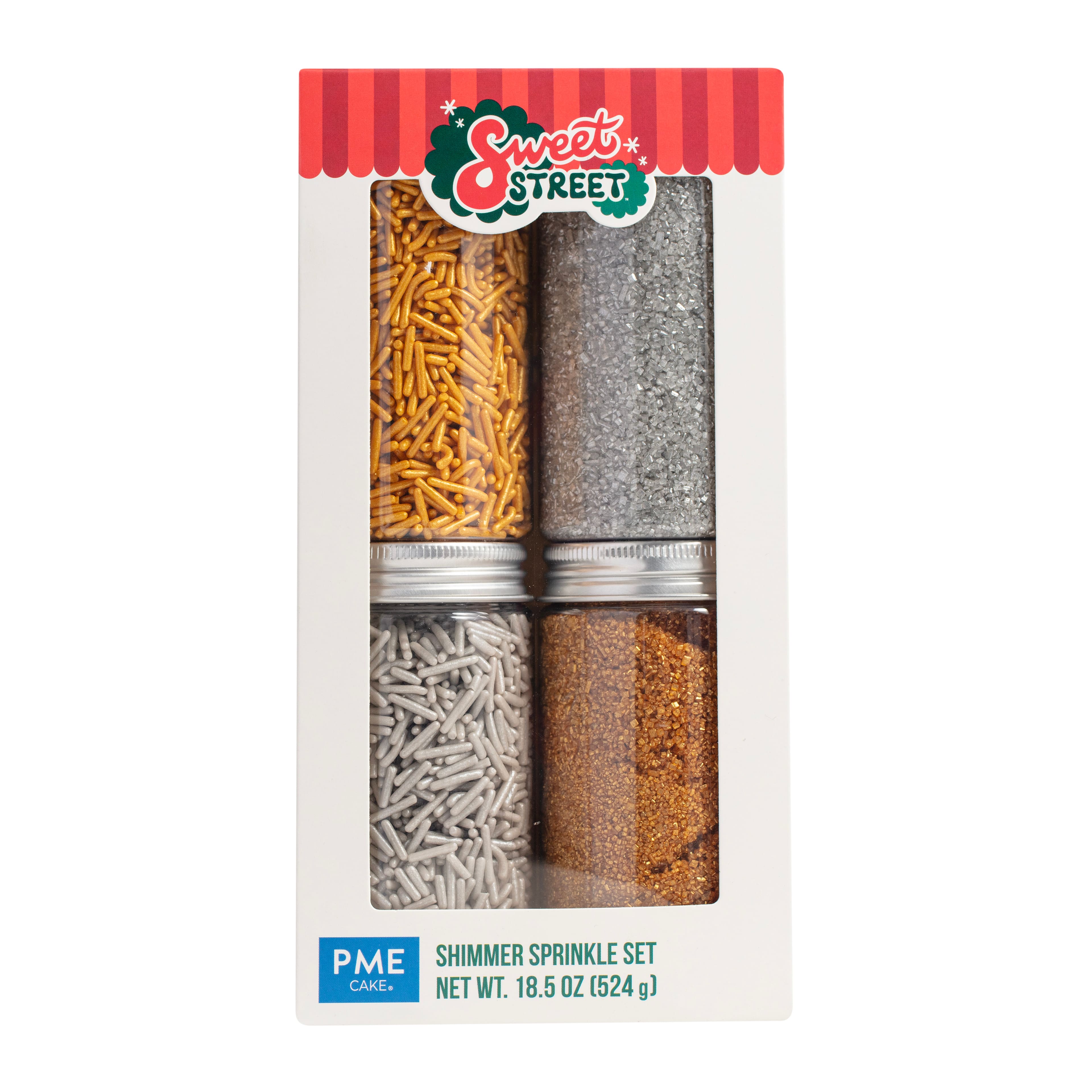 PME Cake Sweet Street® Shimmer Sprinkle Set