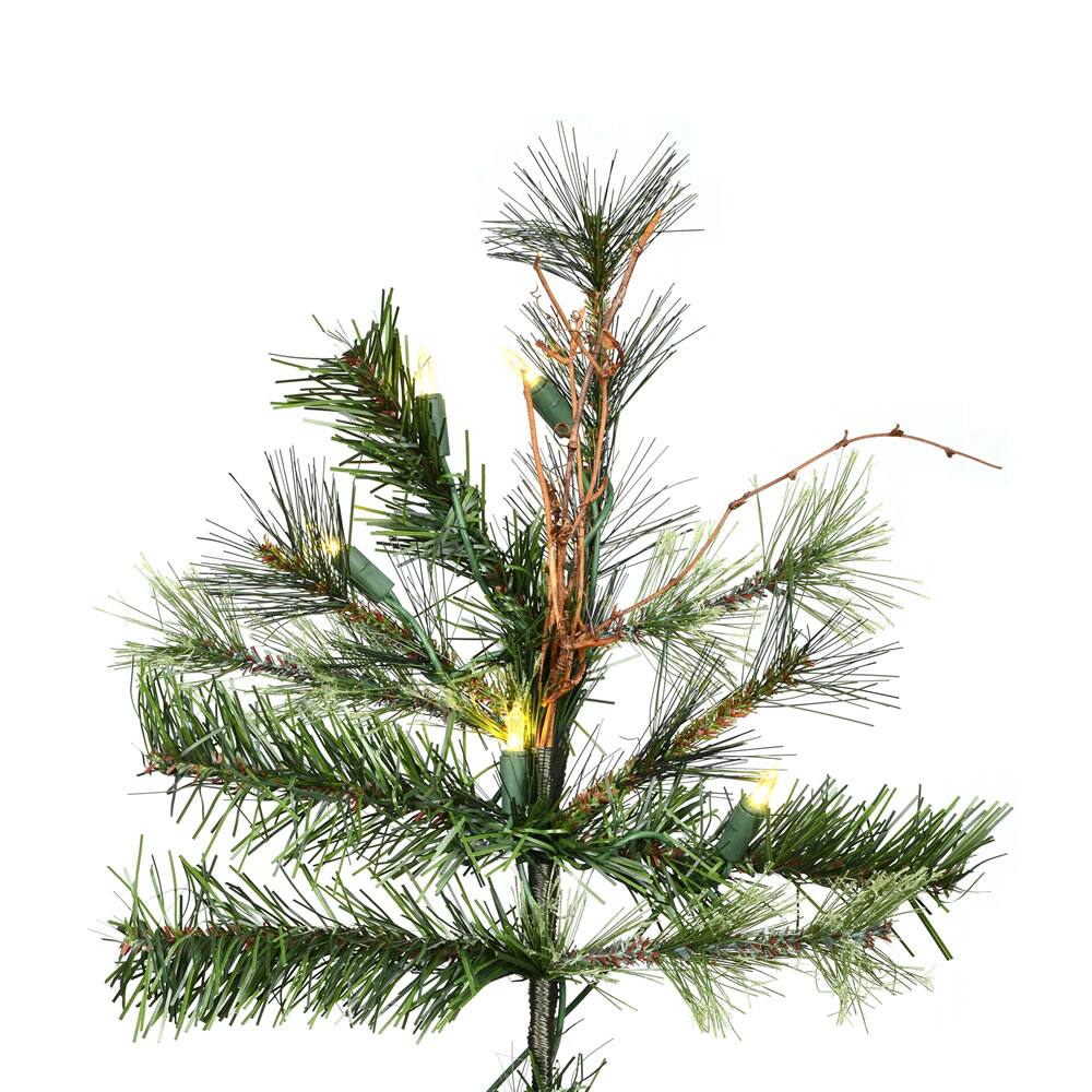6.5ft. Pre-Lit Mixed Country Pine Artificial Christmas Tree, Warm White Dura-Lit® LED Lights
