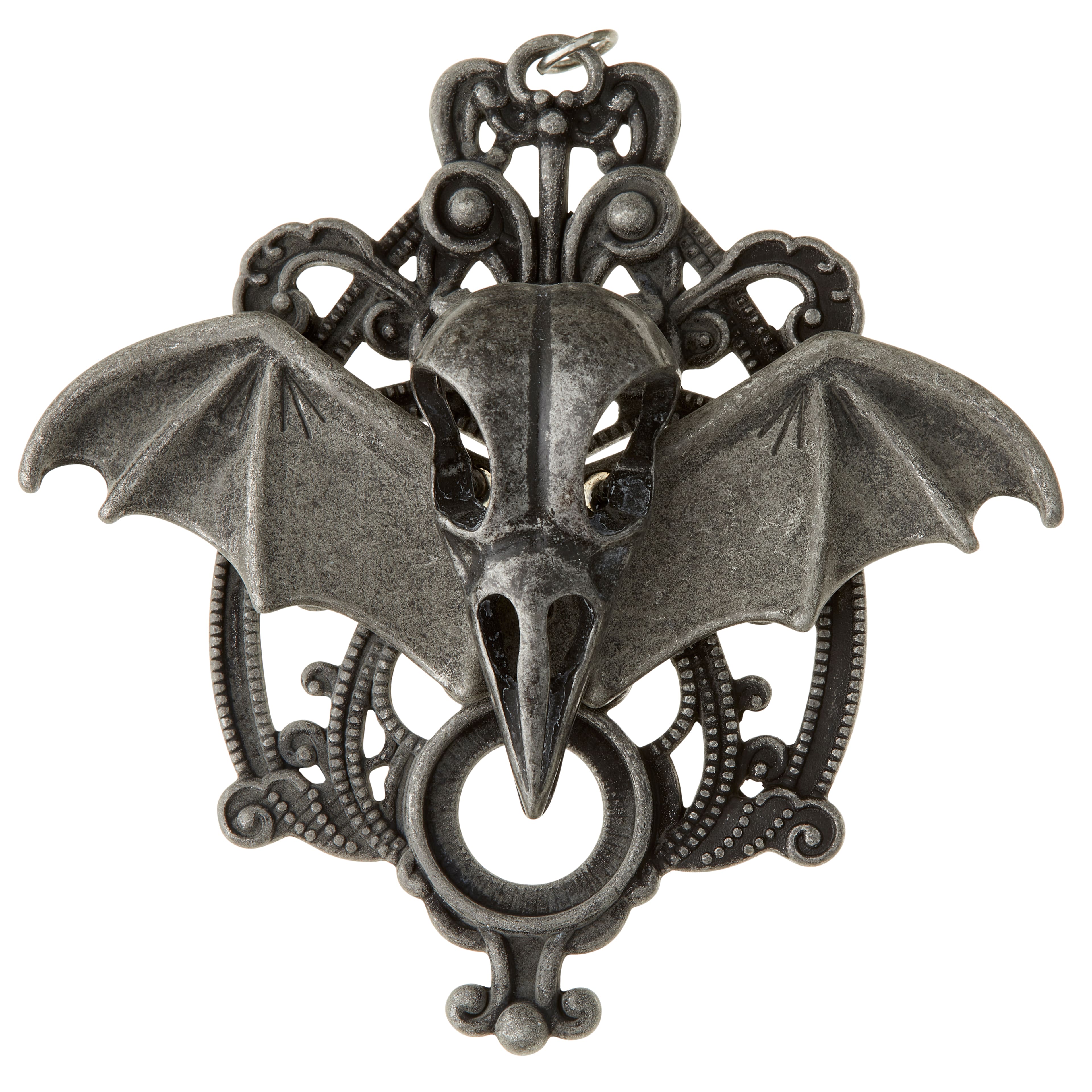 12 Pack: Found Objects&#x2122; Oxidized Silver Bat Pendant by Bead Landing&#x2122;
