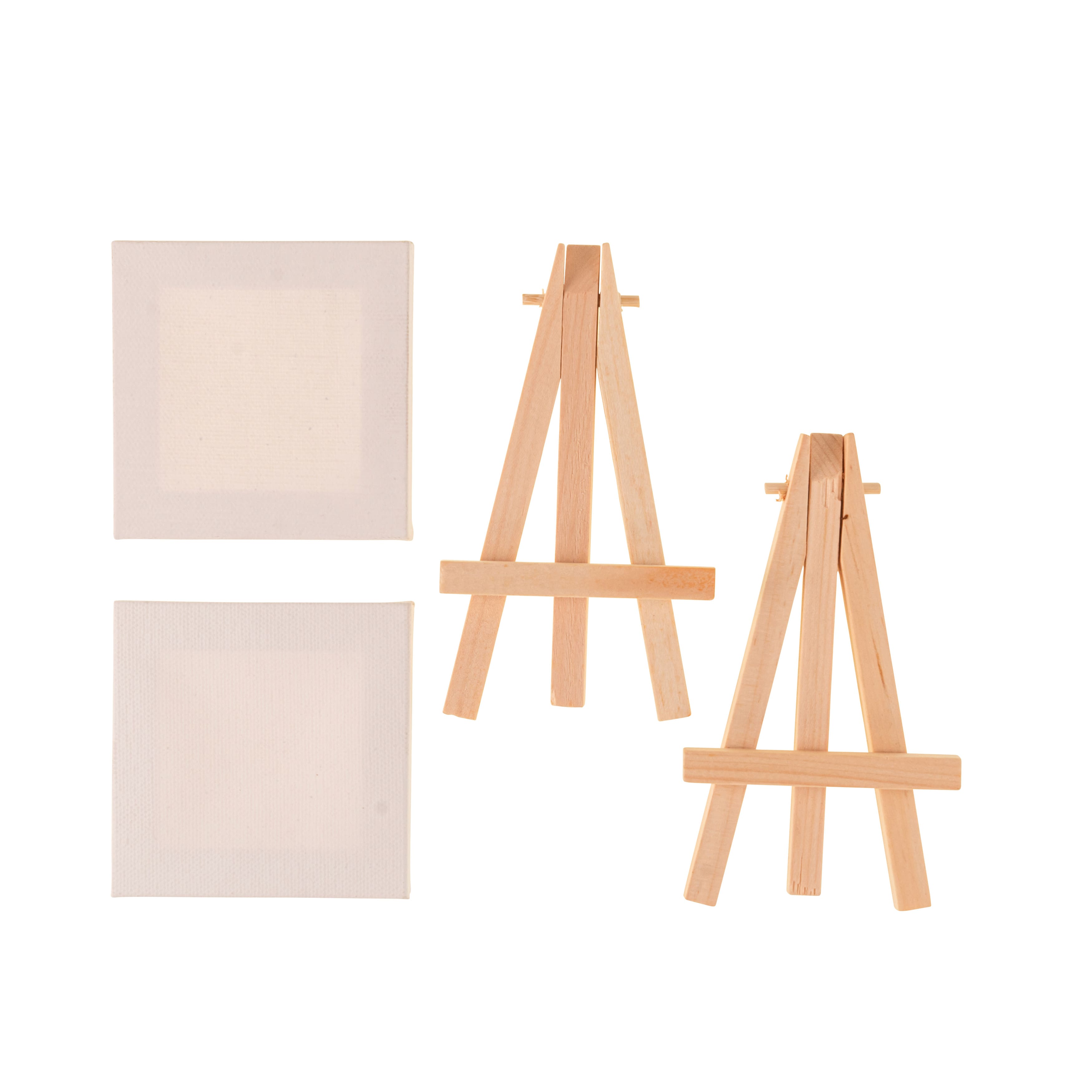 MINI CANVAS WITH EASEL/STAND - PACK OF 1 (10X10 CM)
