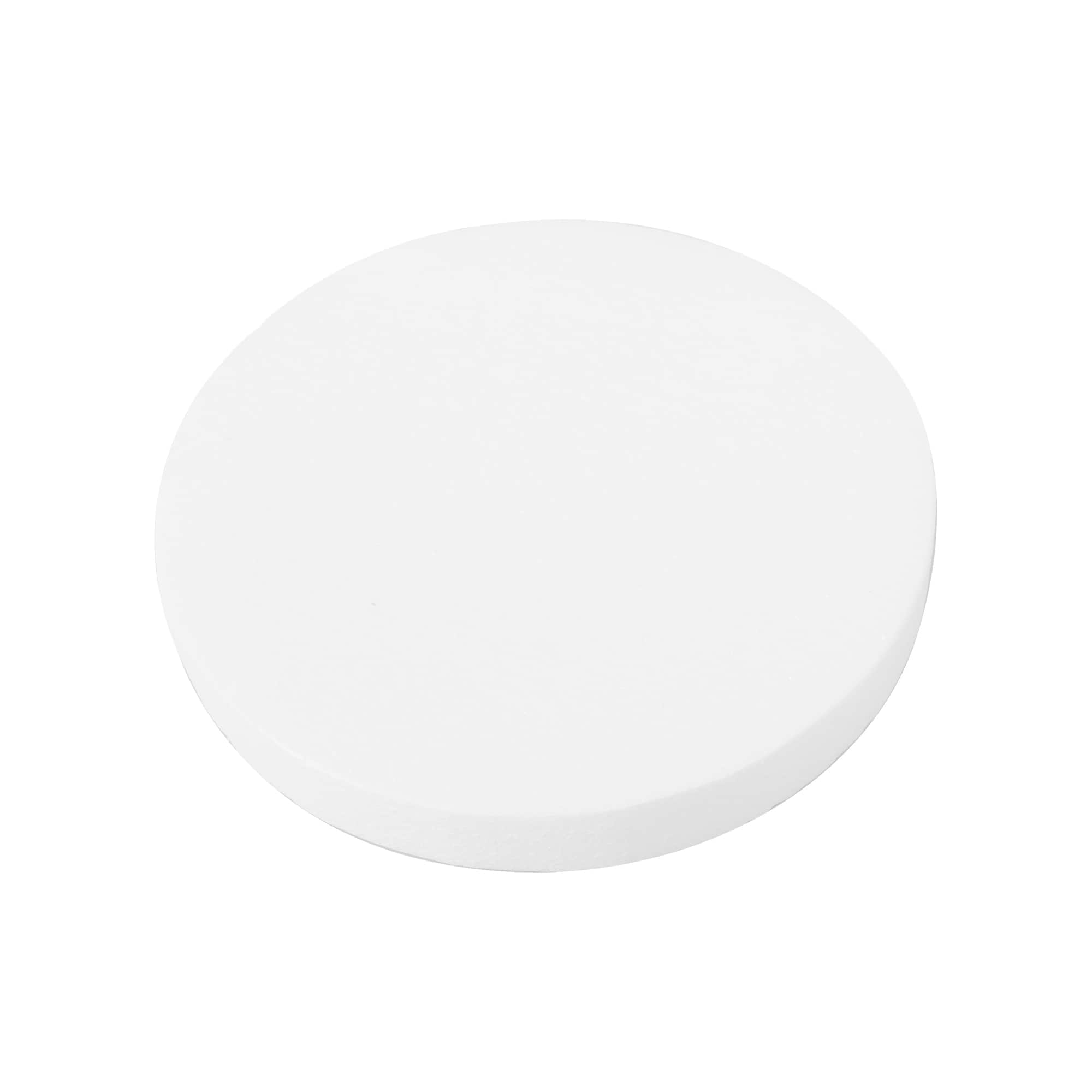 White Styrofoam Disc - 7.5 Diameter