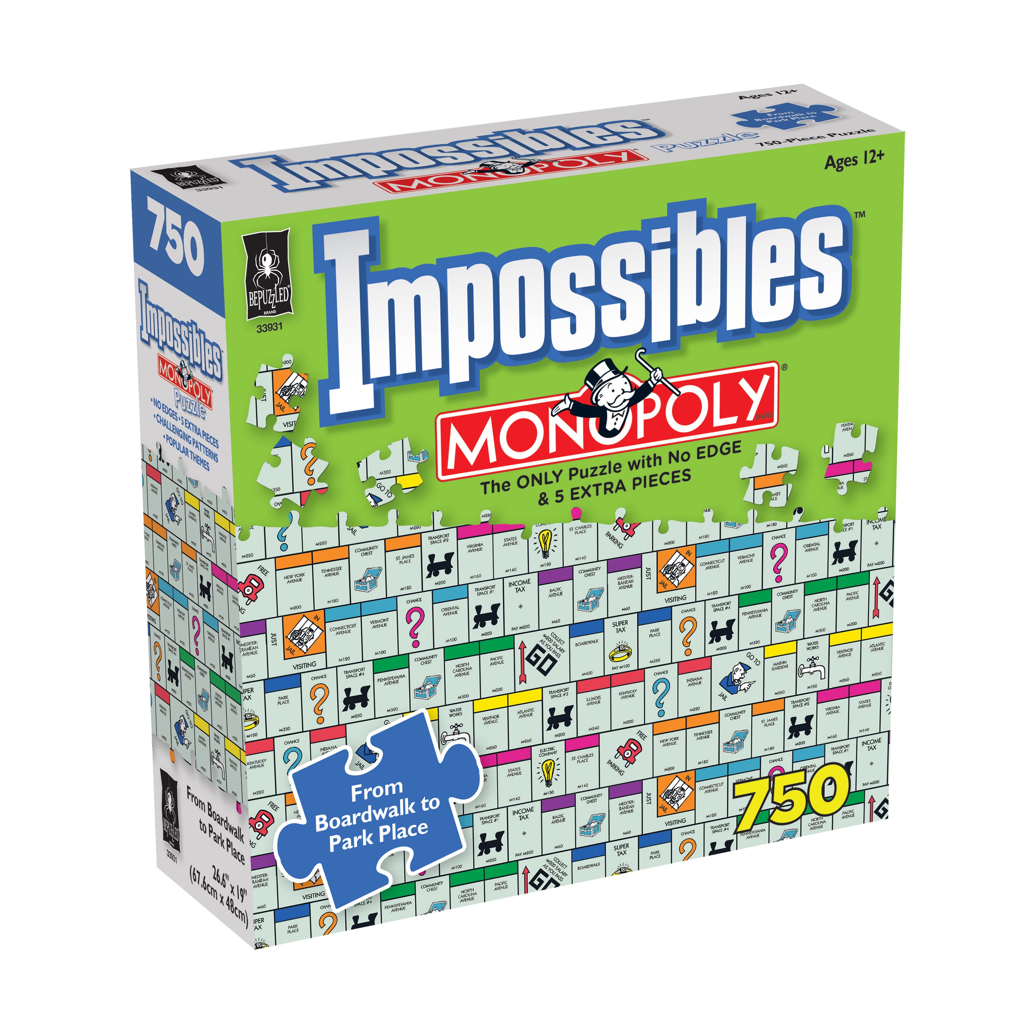Impossibles Puzzle - Hasbro Monopoly: 750 Pcs