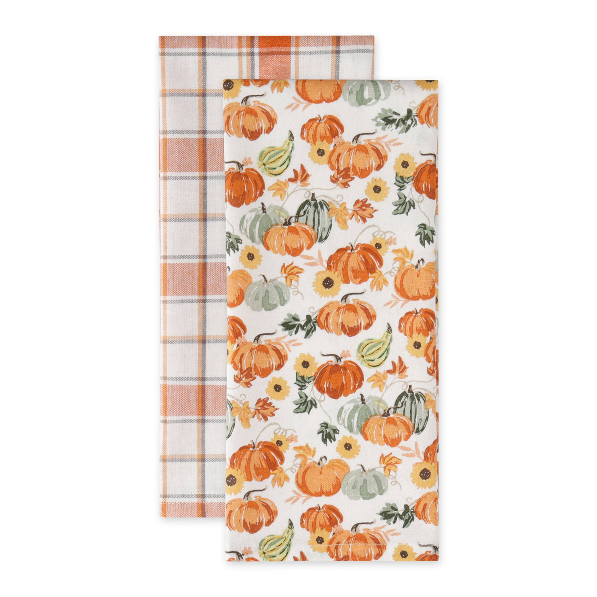DII® Fall Squash Dishtowel Set