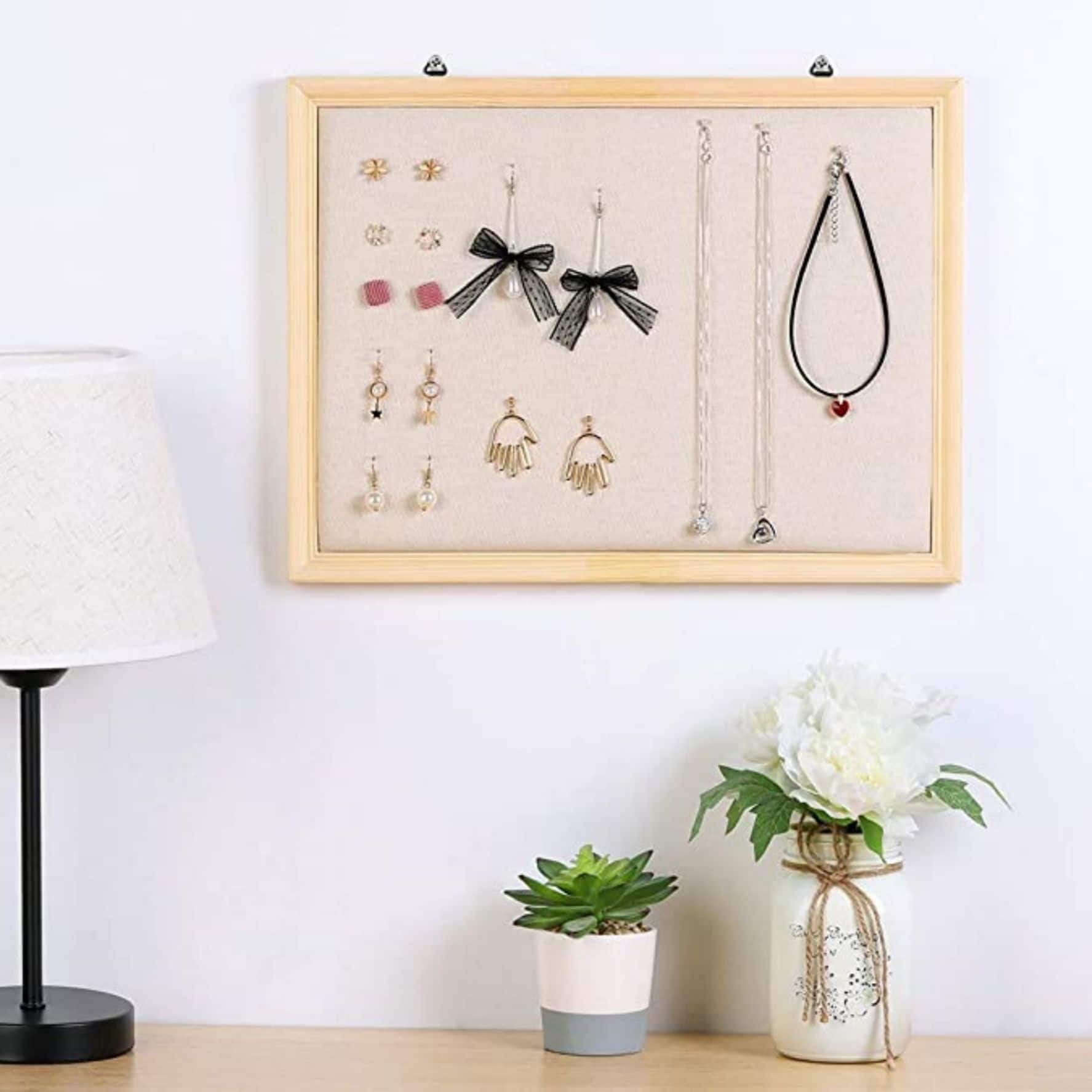 NEX™ Wall-Mounted Jewelry Display Organizer with Stand