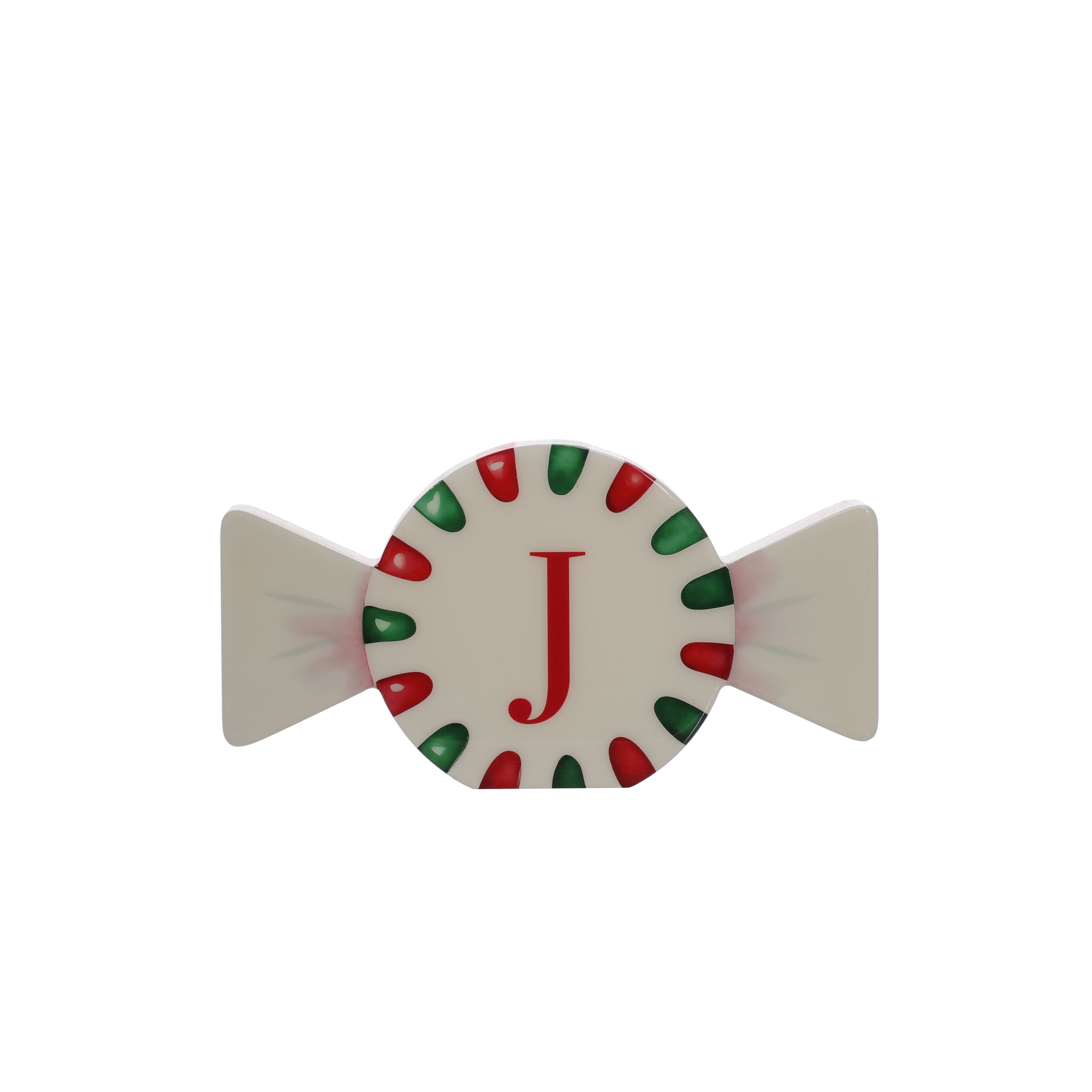 8&#x22; Candy Monogram Tabletop D&#xE9;cor by Ashland&#xAE;