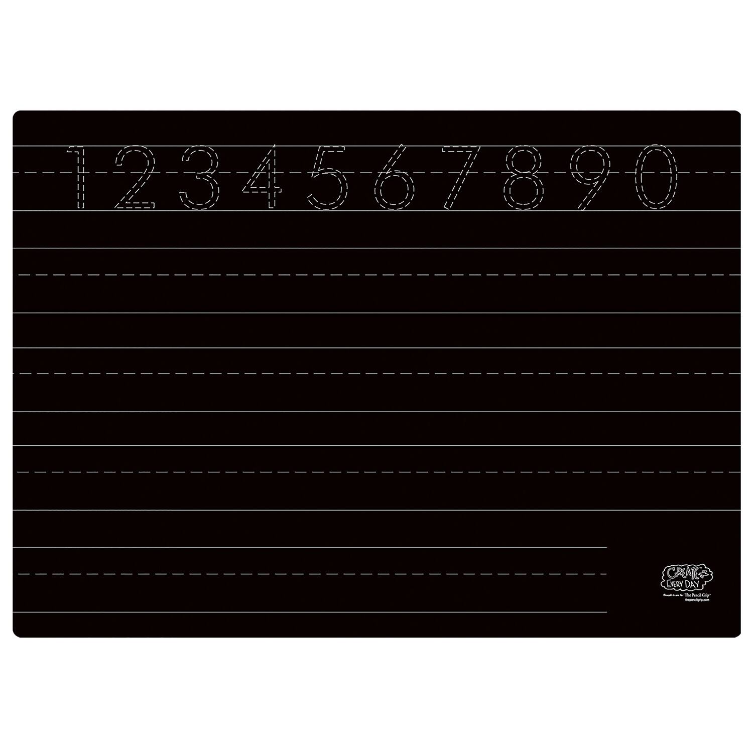 The Pencil Grip 2-Sided Numbers & Shapes Activity Playmats, 6ct.