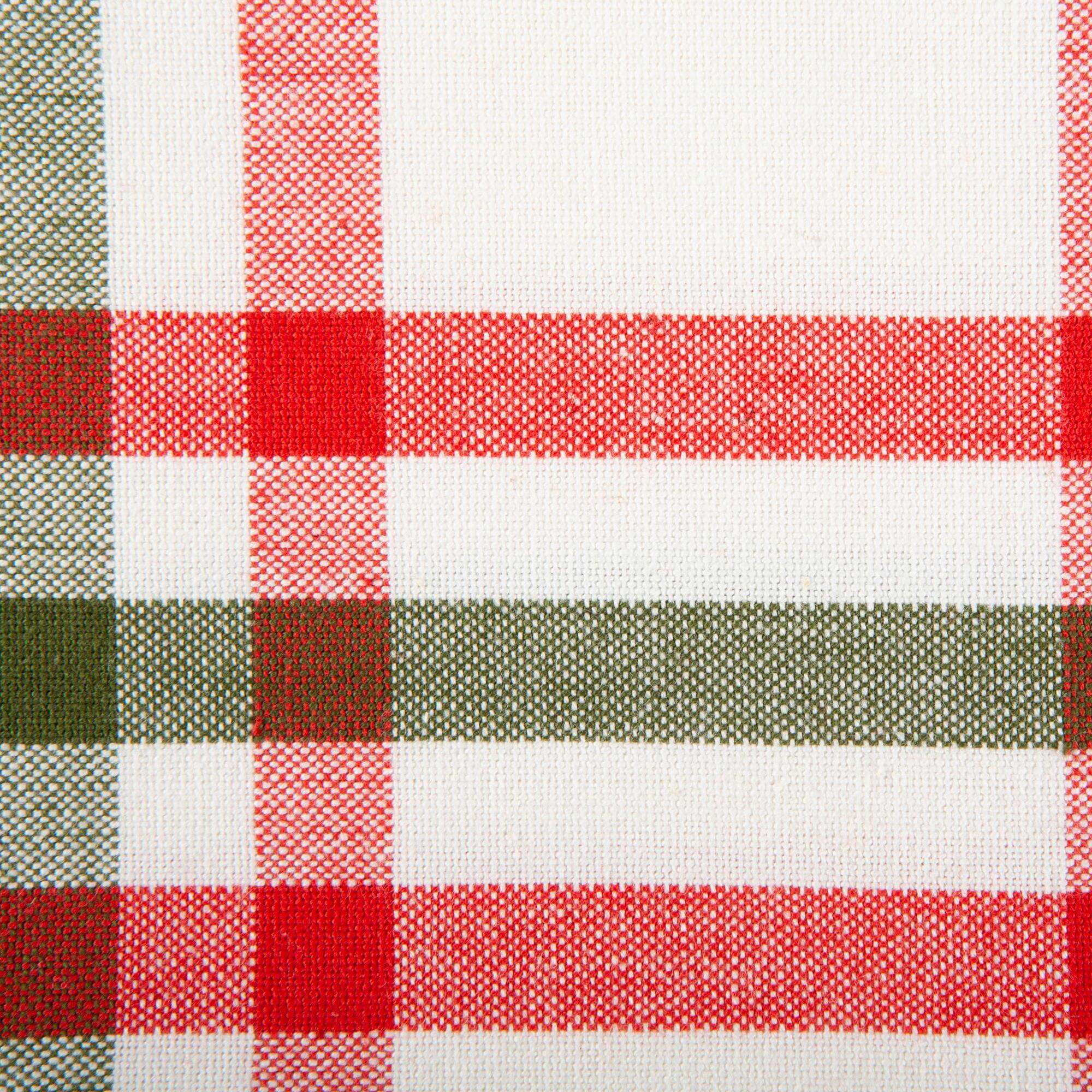 DII® Kitchen & Tabletop Jolly Tree Collection Nutcracker Plaid Napkin Set, 6ct.