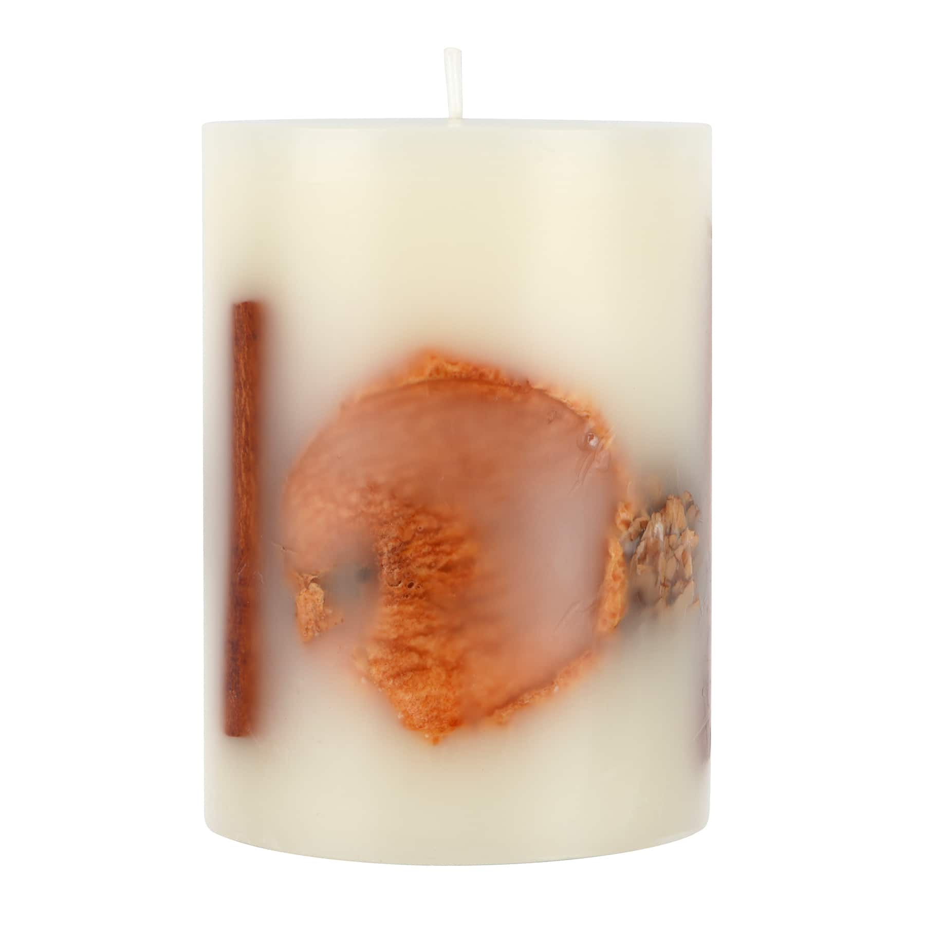 3&#x22; x 4&#x22; Apple Cinnamon Crisp Scented Botanical Pillar Candle by Ashland&#xAE;