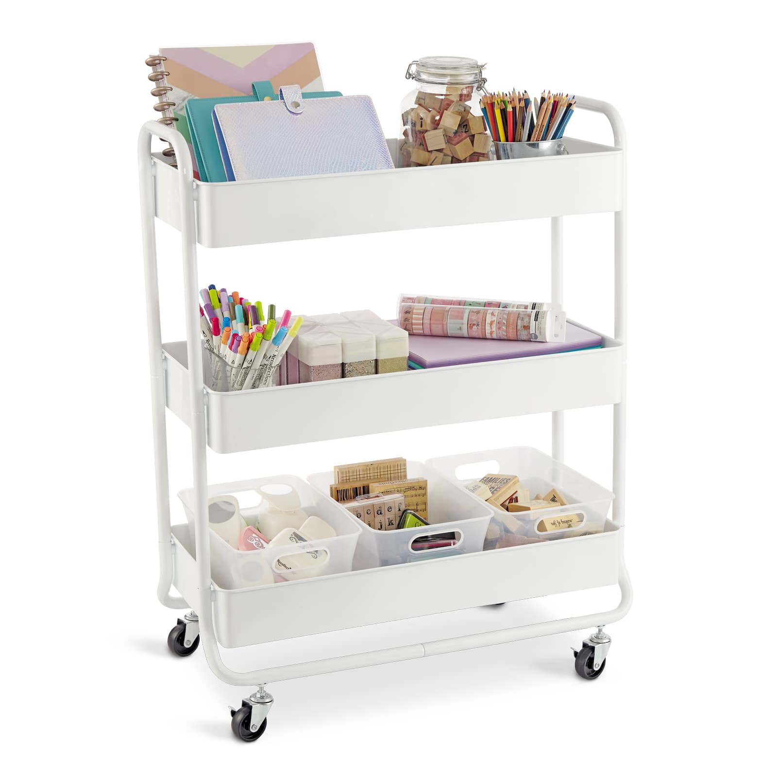 Hudson Rolling Cart by Simply Tidy™