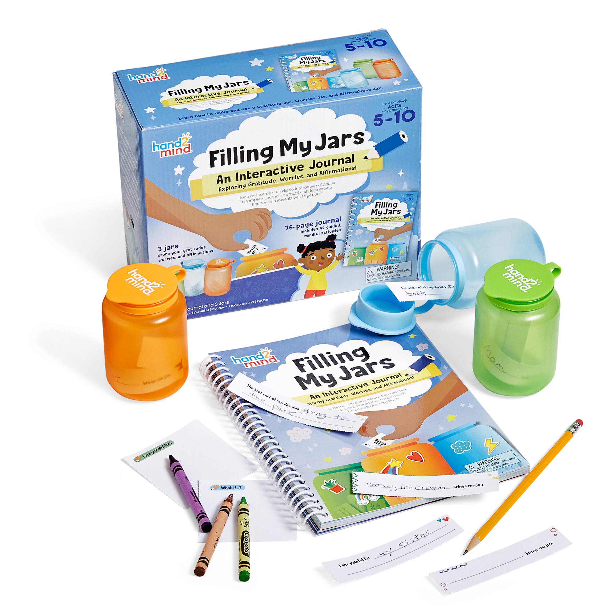 hand2mind Mindful Jars Interactive Journal Activity Book