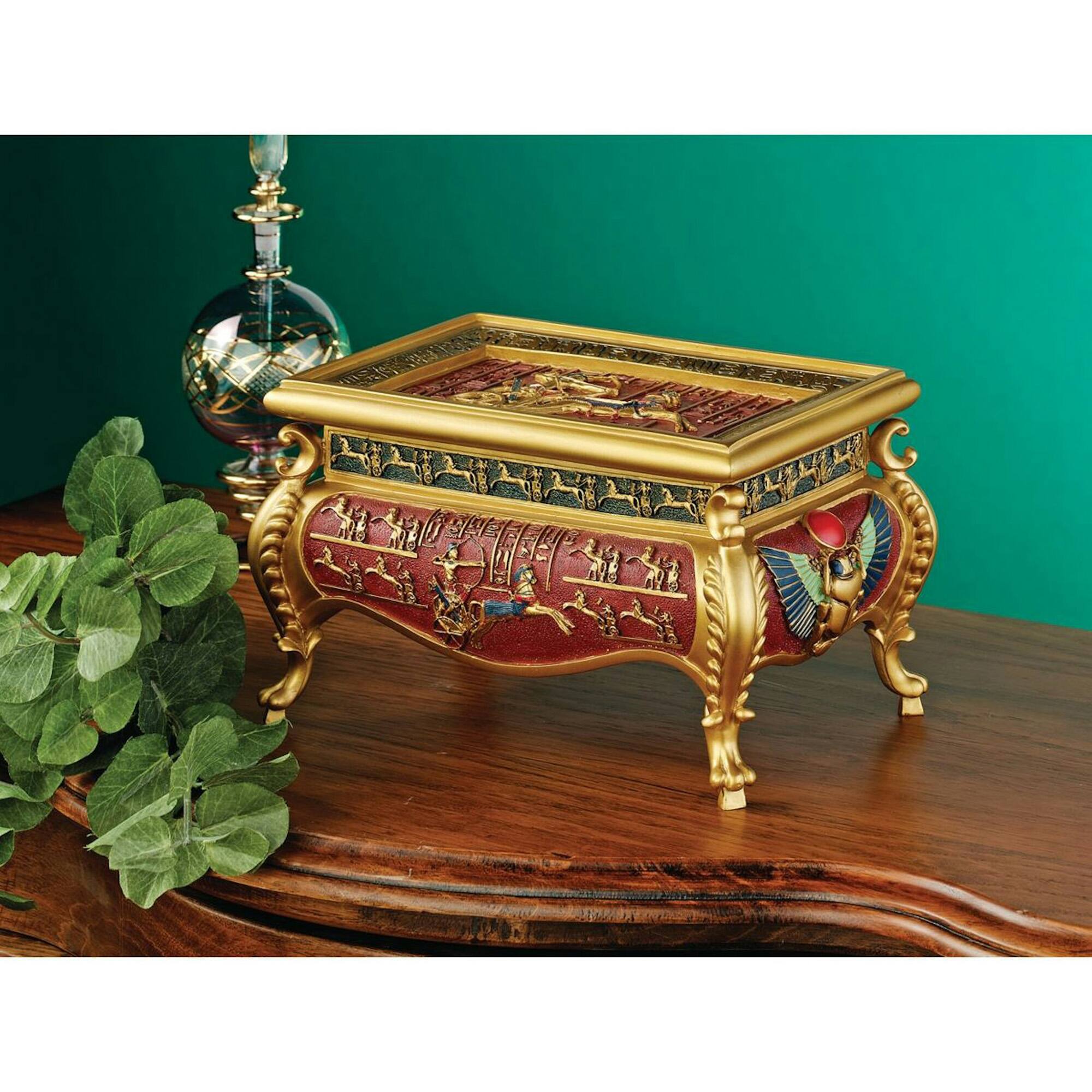 9&#x22; The Pharaoh&#x27;s Chariot Treasure Box