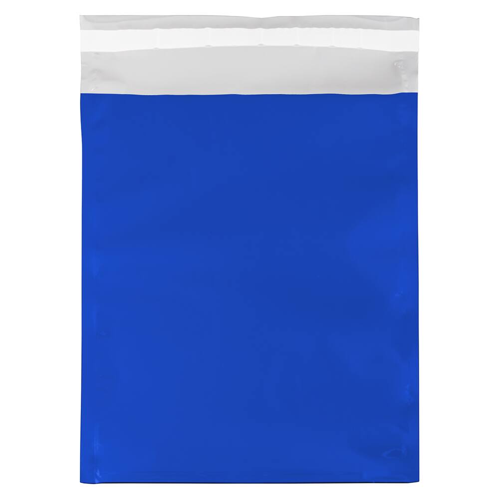 JAM Paper 10&#x22; x 13&#x22; Blue Foil Self Adhesive Closure Envelopes, 25ct.