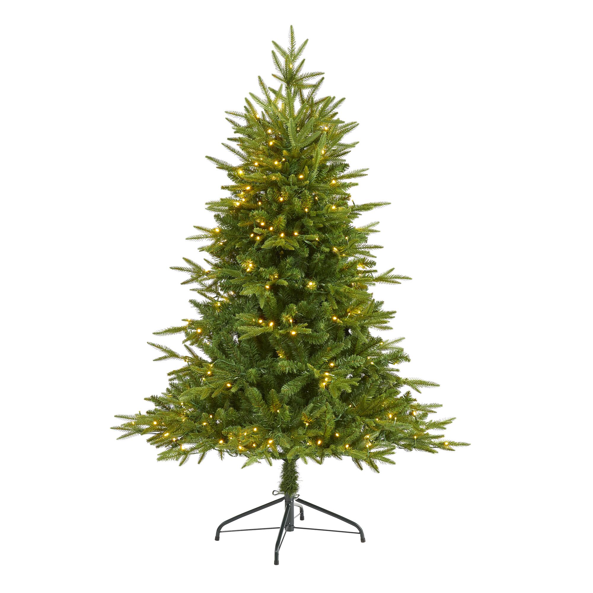 5ft. Pre-Lit Colorado Mountain Fir Artificial Christmas Tree, Clear LED Lights