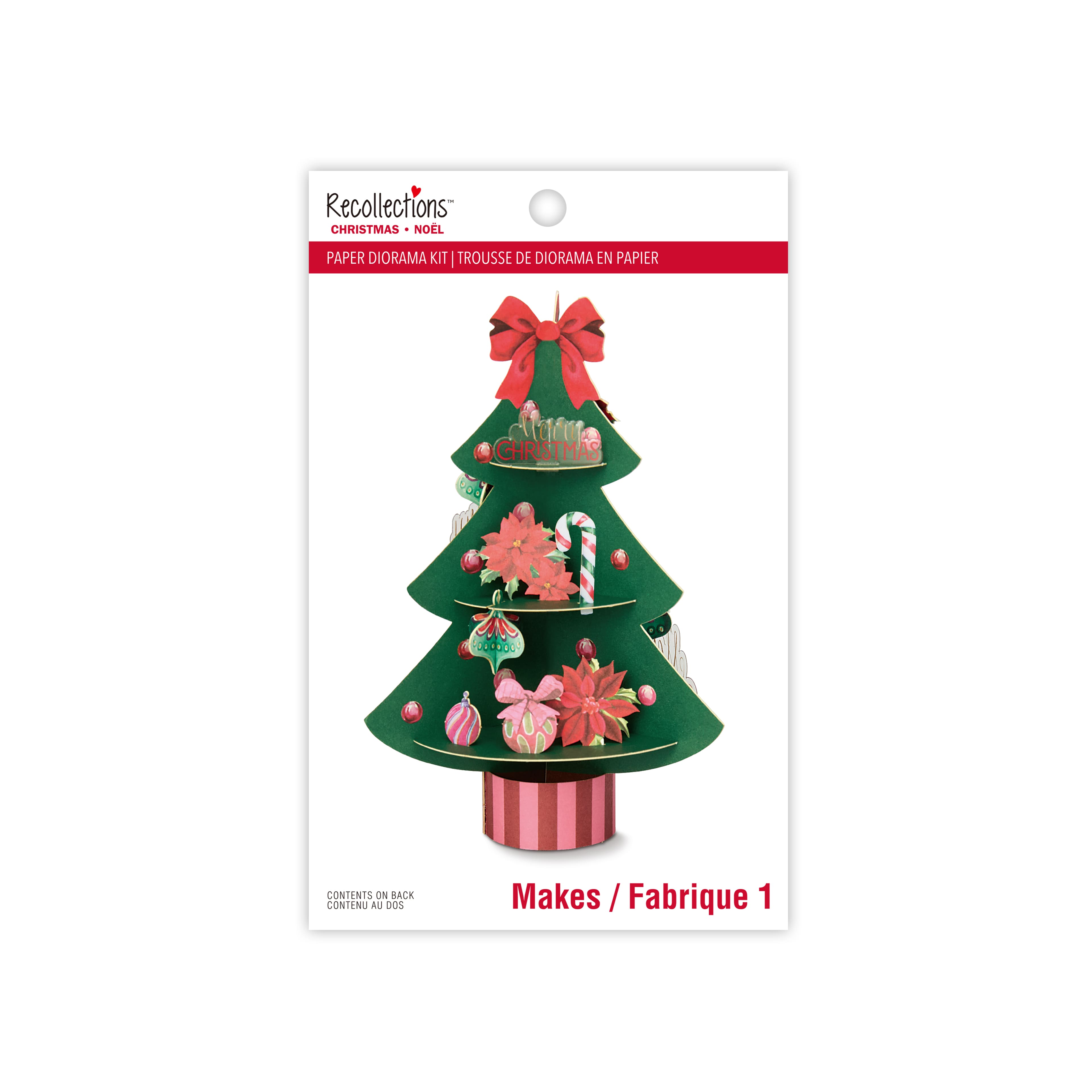 Christmas Tree Paper Diorama Kit by Recollections&#x2122;