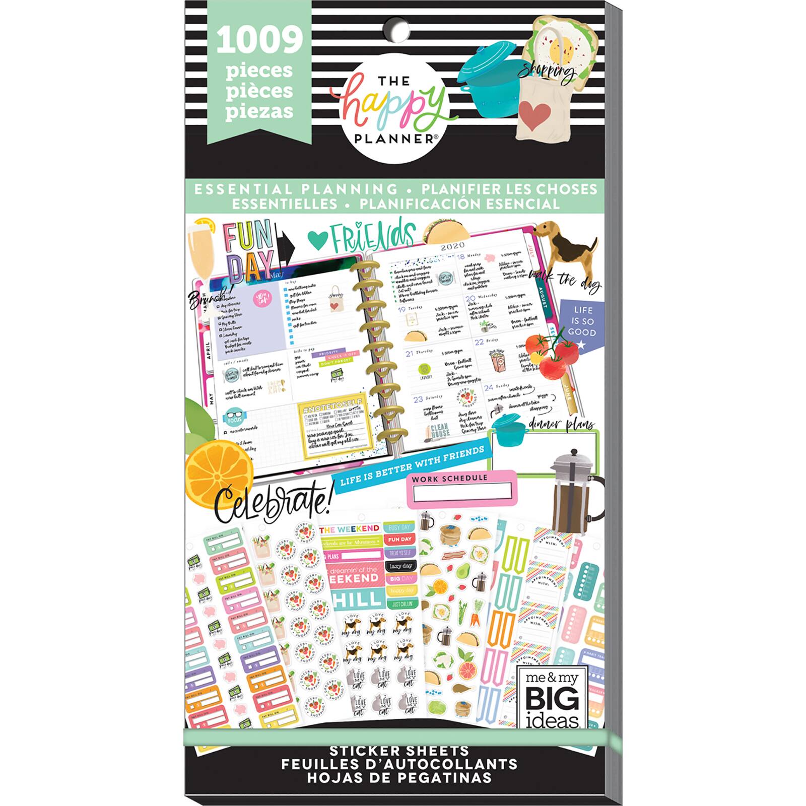 Find The Classic Happy Planner® Planning Student Sticker Value Pack at