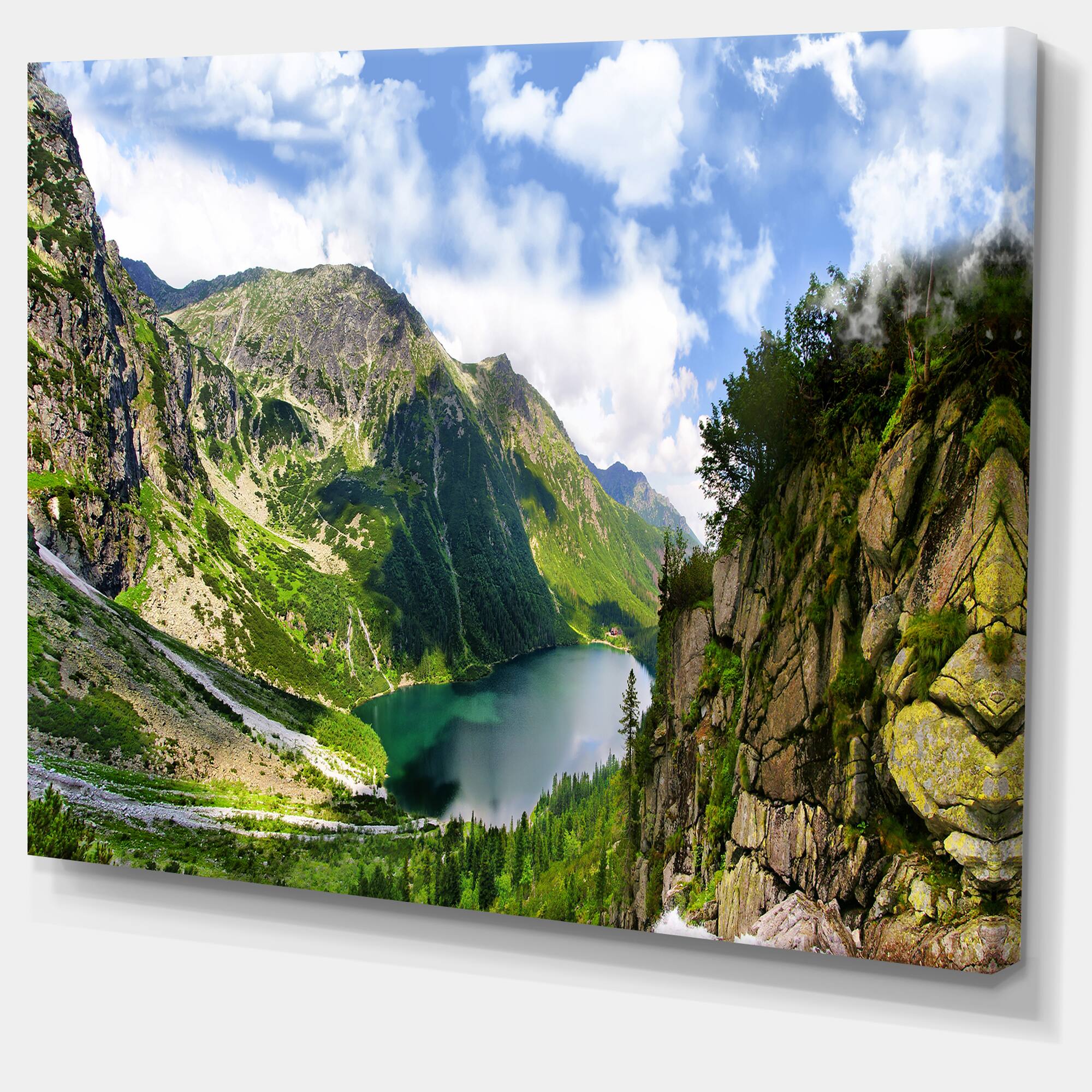 Designart - Incredible View of Tatra Mountains - Landscape Canvas Art Print