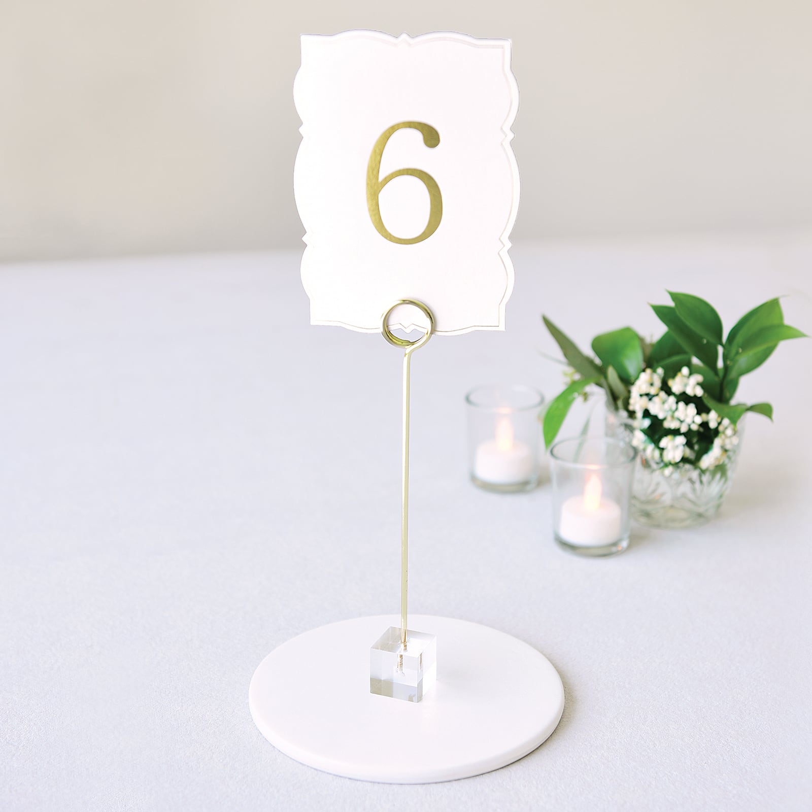 Clear Table Number Stands, 12ct. by Celebrate It™