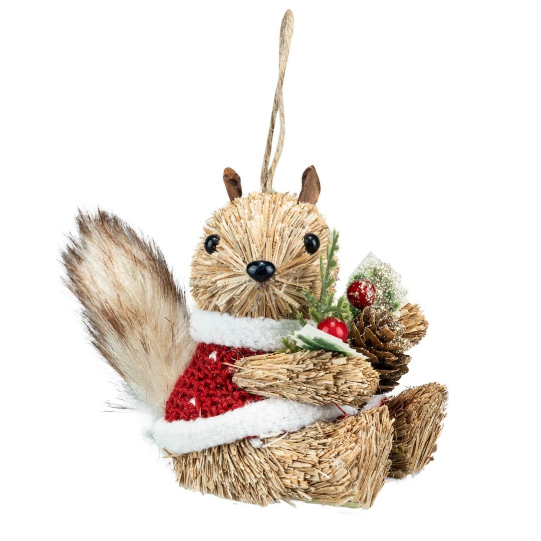 4&#x22; Squirrel in Sweater Natural Ornament by Ashland&#xAE;